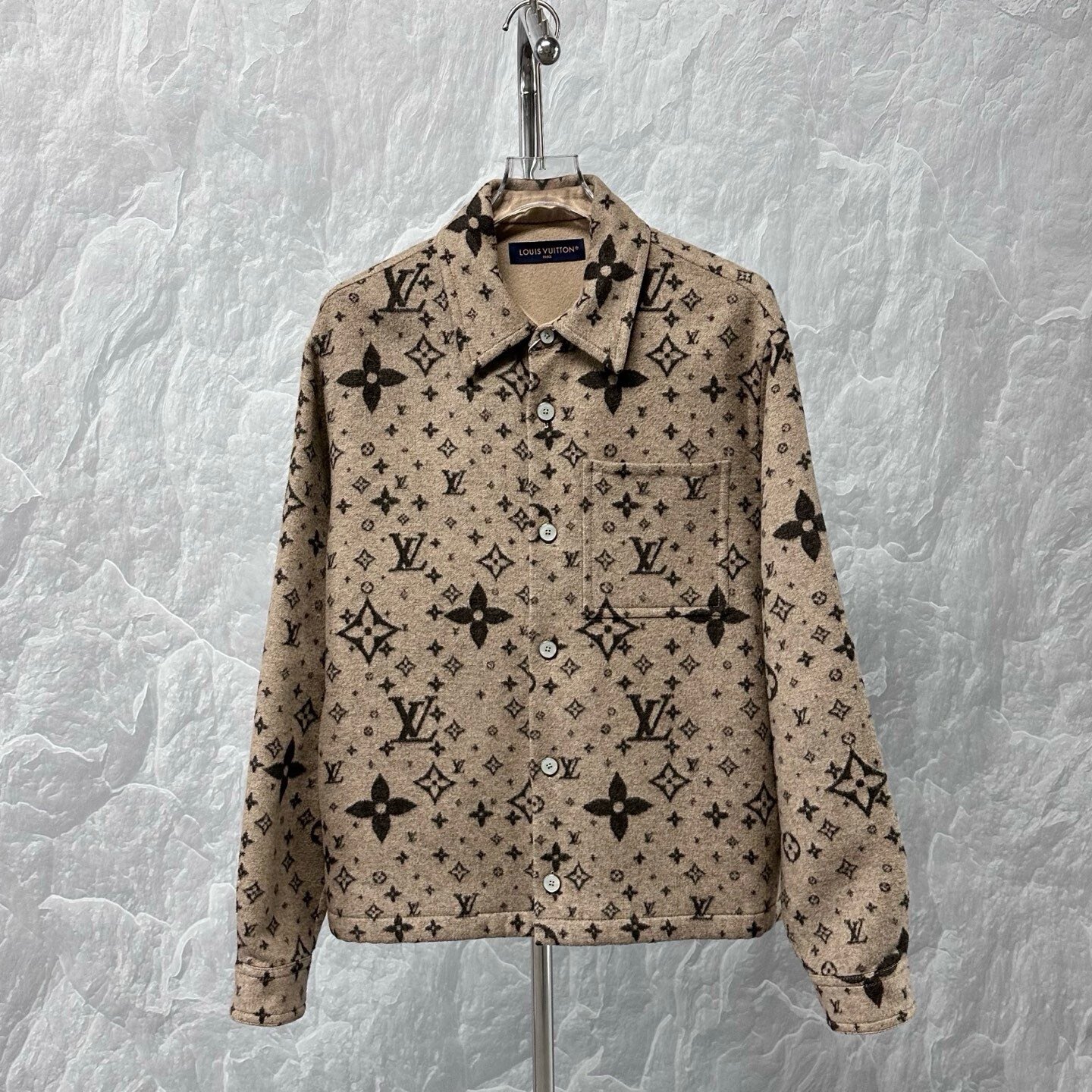 Louis Vuitton SS25 Logo Pocket Wool Jacket