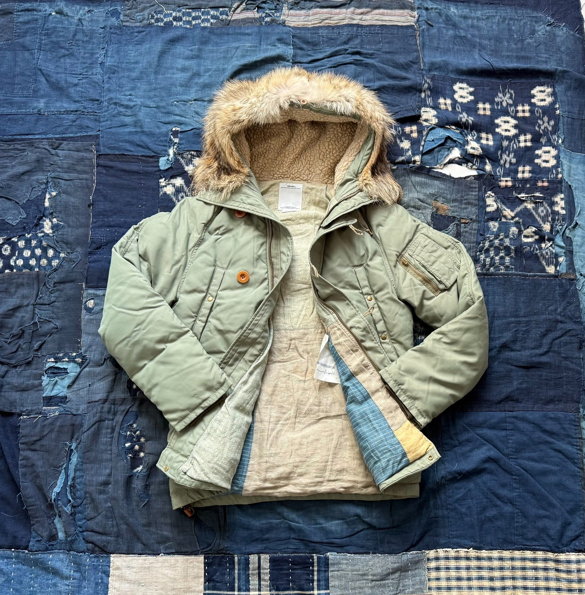 VISVIM 14AW VALDEZ DOWN JKT — front
