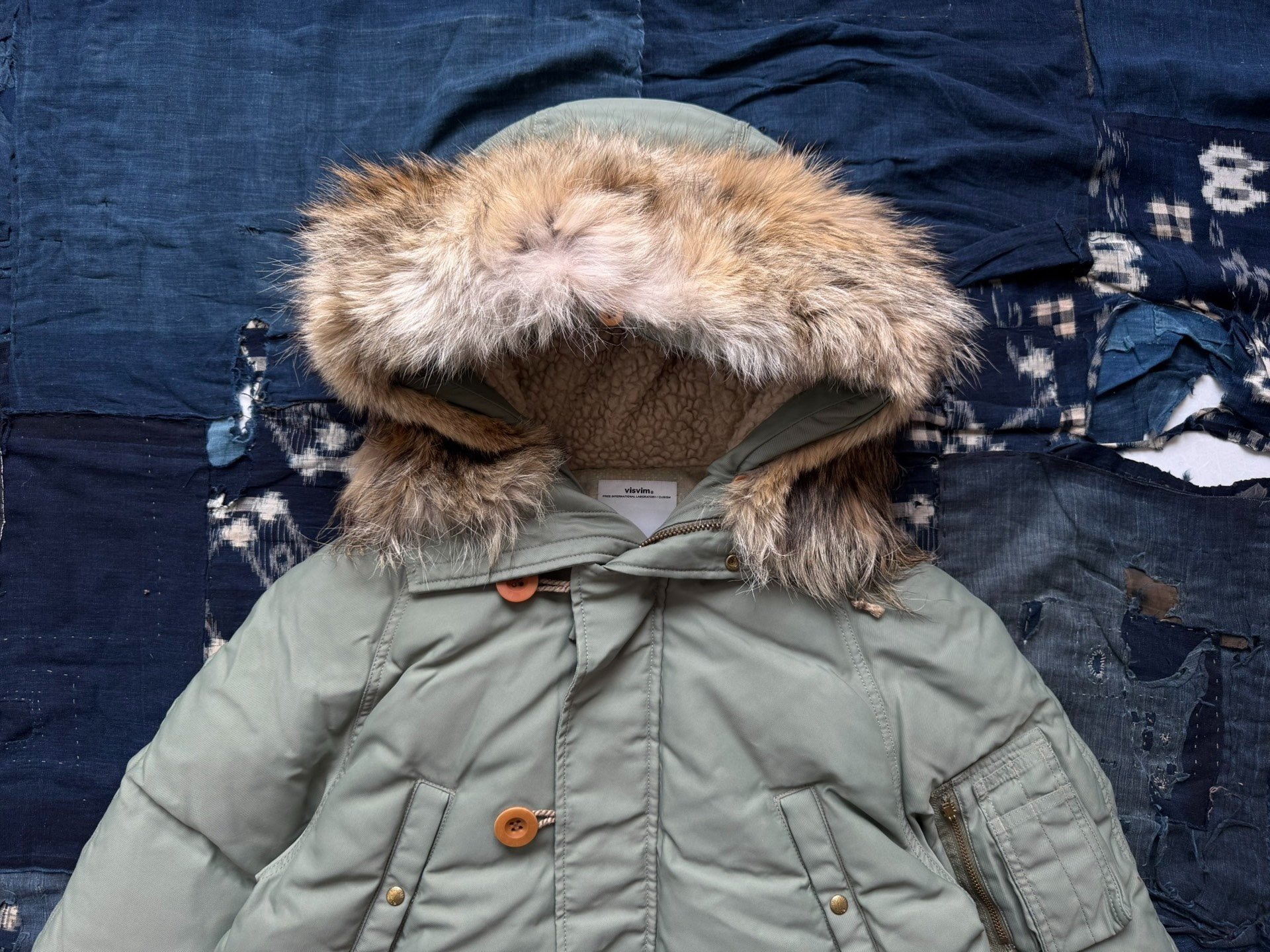 VISVIM 14AW VALDEZ DOWN JKT — back