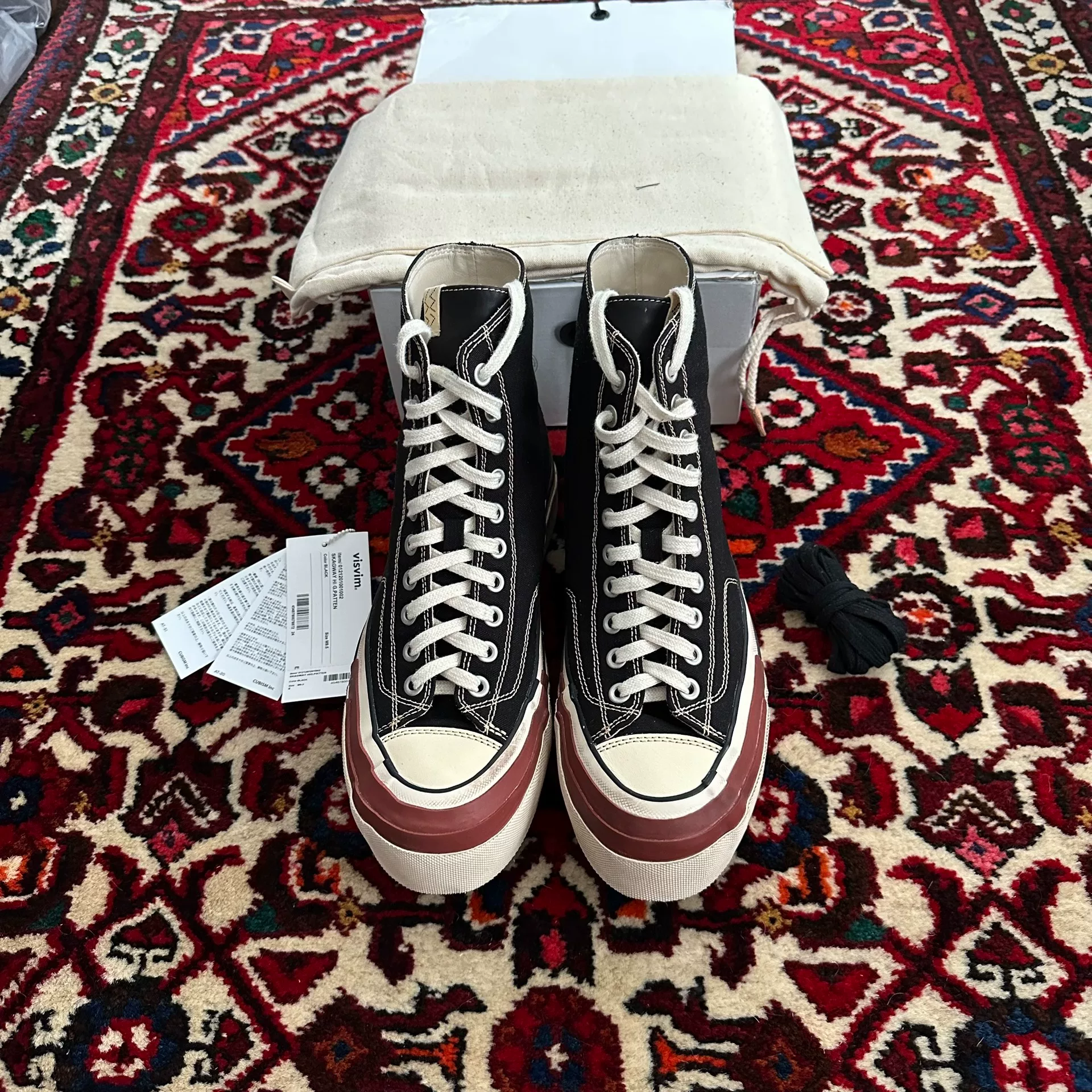 visvim 21AW Skagway Hi Canvas Shoes