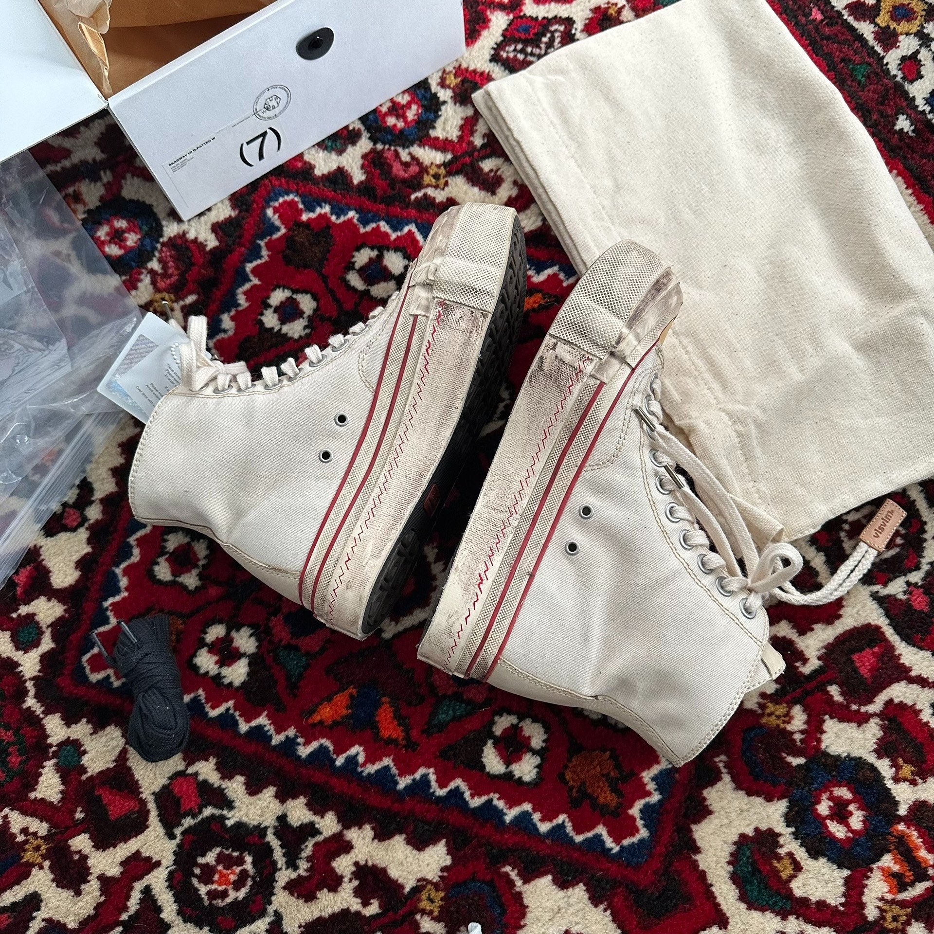 visvim 20AW Skagway HI Canvas Shoes — label