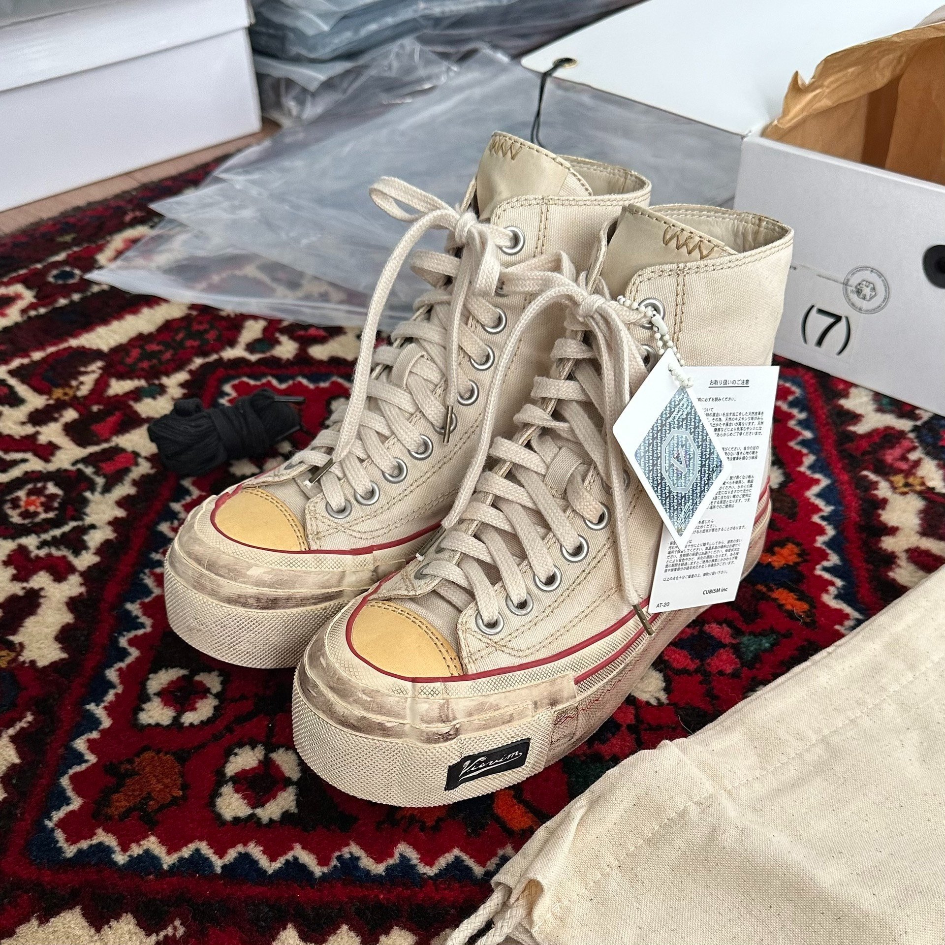visvim 20AW Skagway HI Canvas Shoes — detail