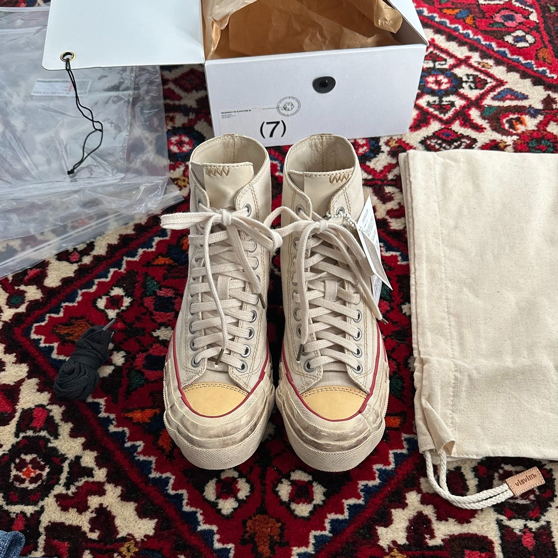 visvim 20AW Skagway HI Canvas Shoes — front