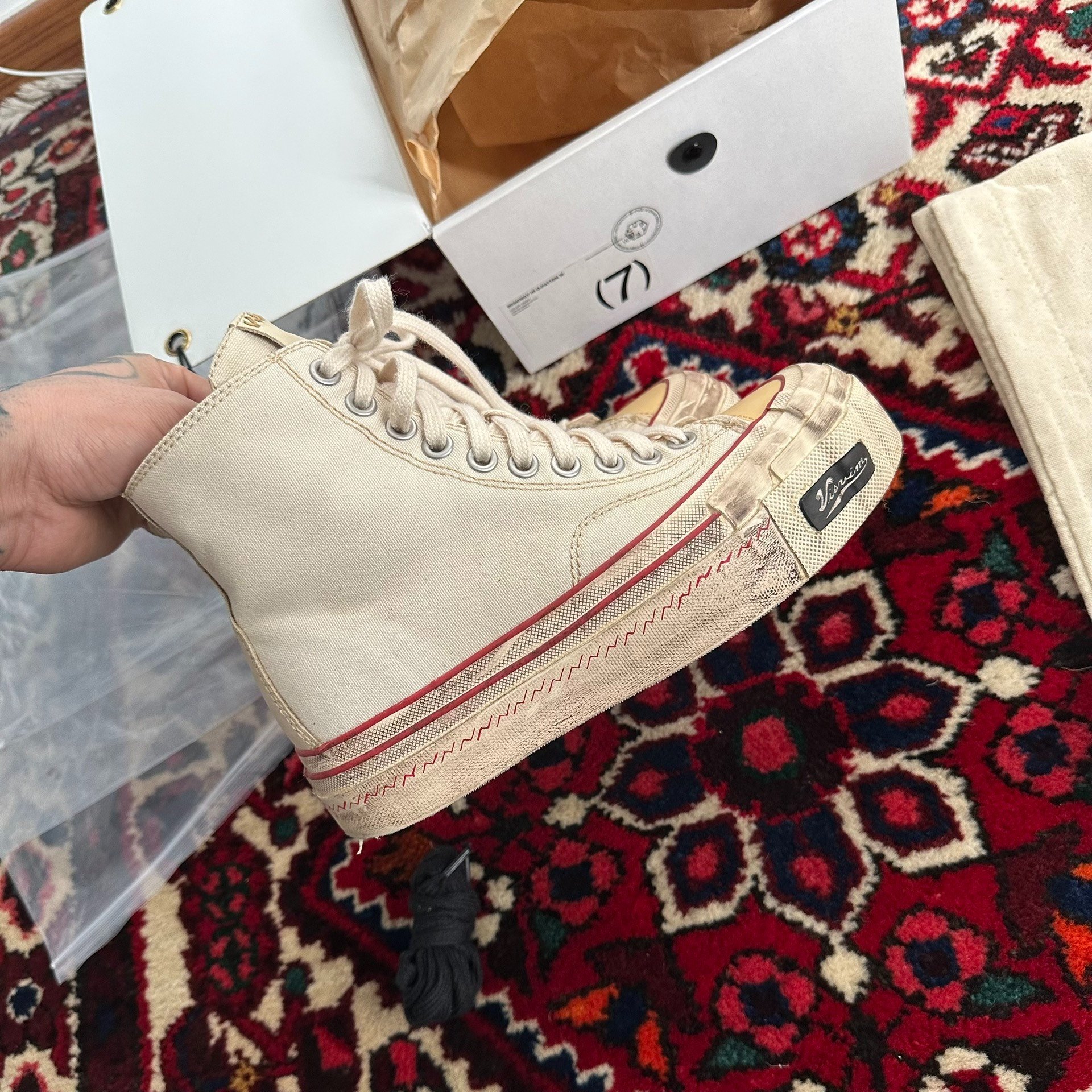 visvim 20AW Skagway HI Canvas Shoes — back