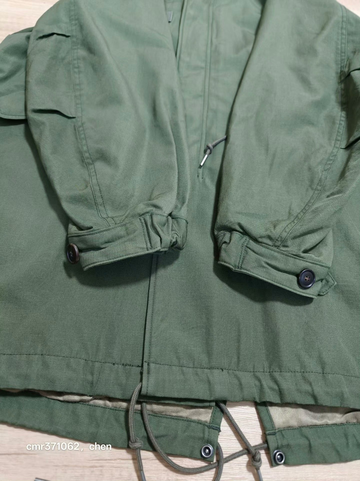visvim six five fishtail parka — back