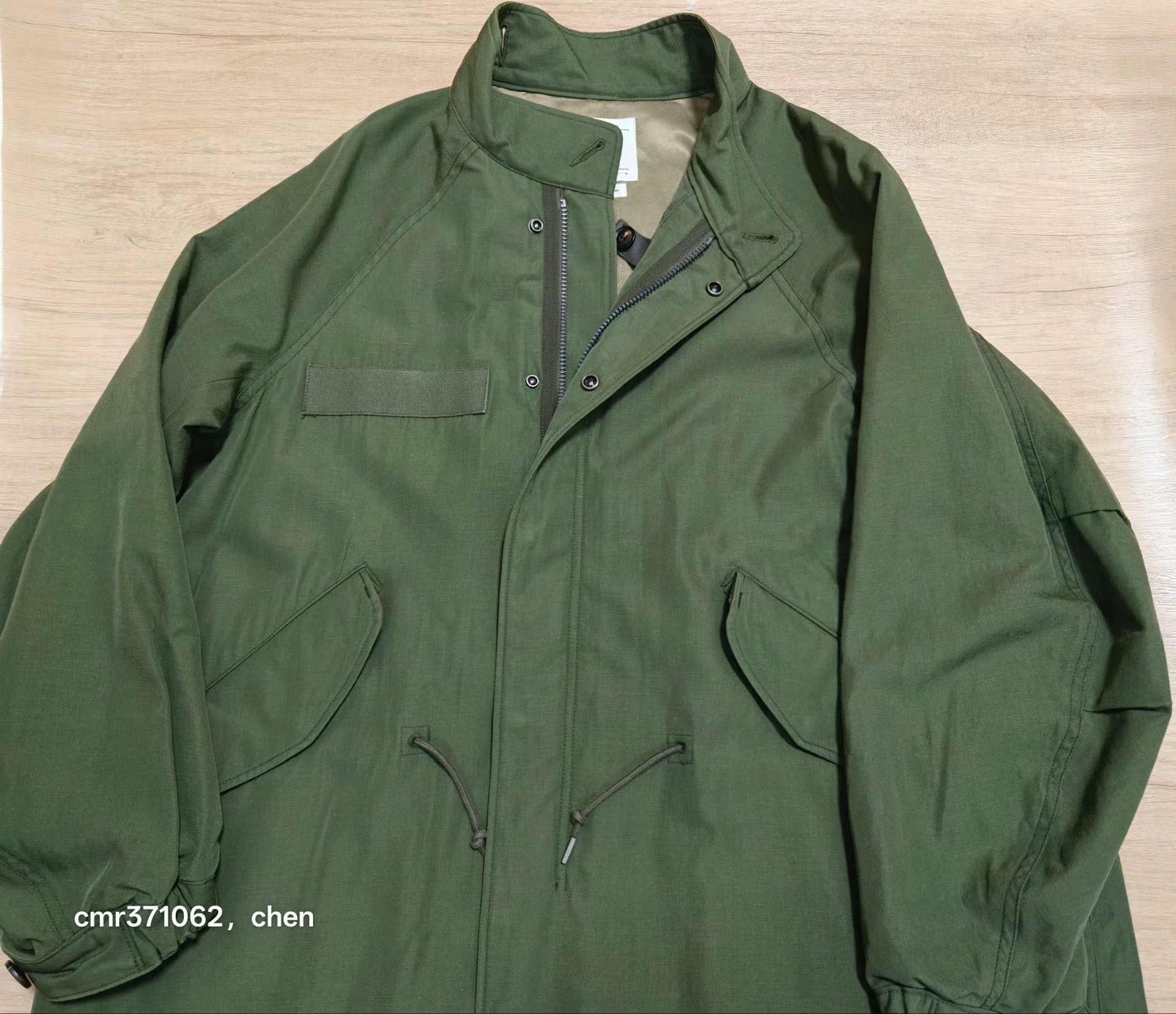 visvim six five fishtail parka — front