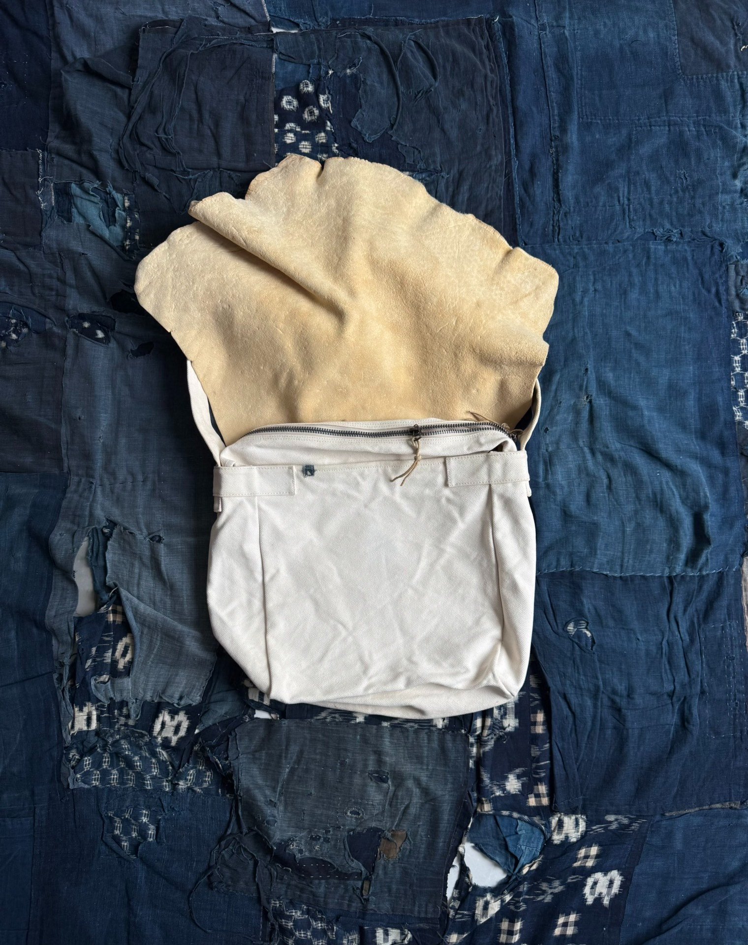 VISVIM ICT UT.SATCHEL (M) Deer Leather Satchel — front