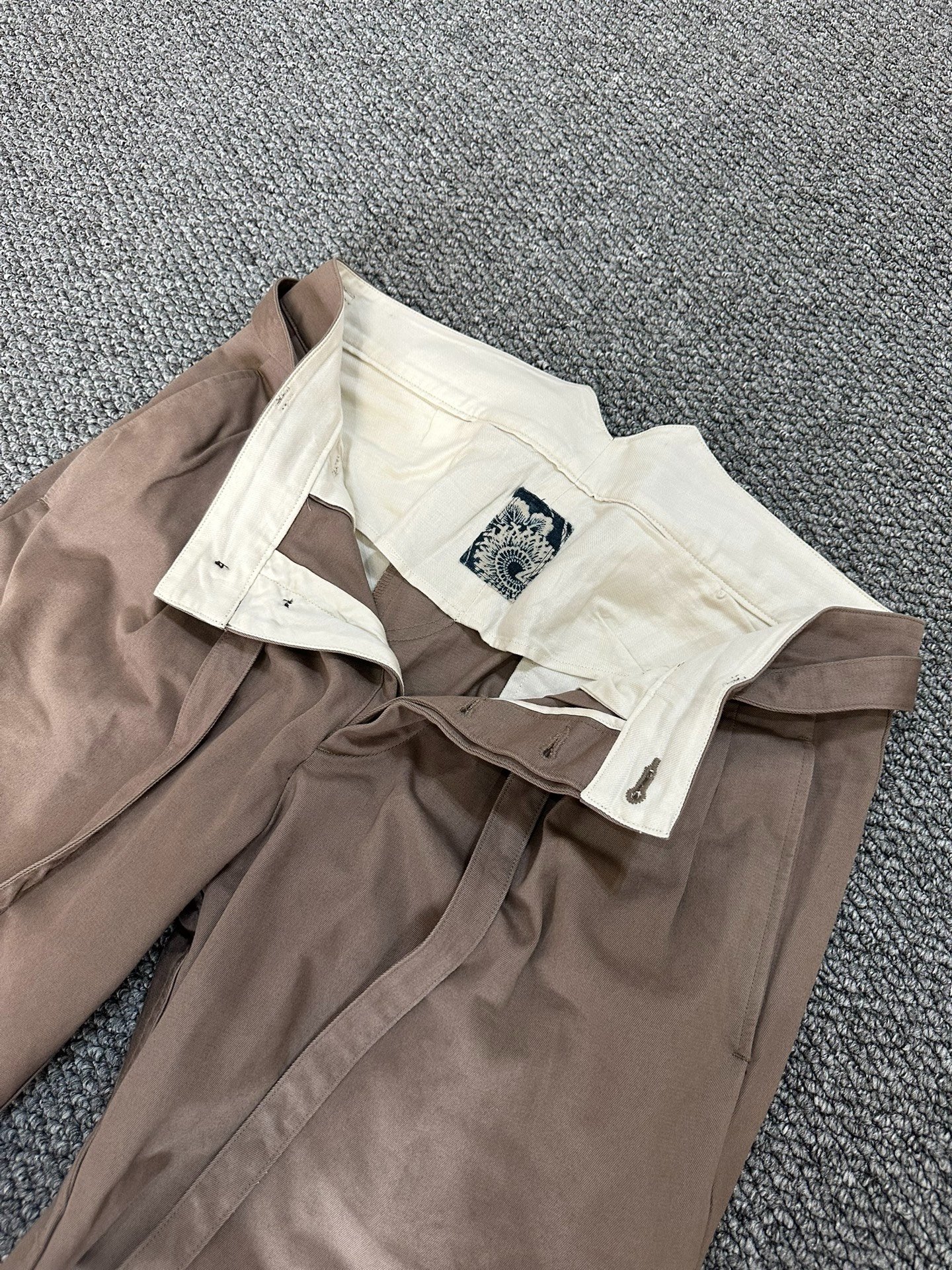 visvim hakama pants ict line — detail