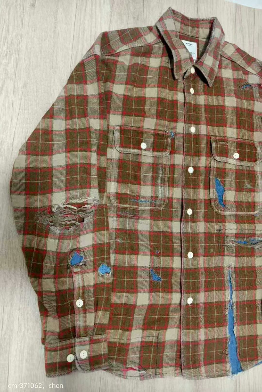 VISVIM 20AW Lumber Check L/S Shirt — back