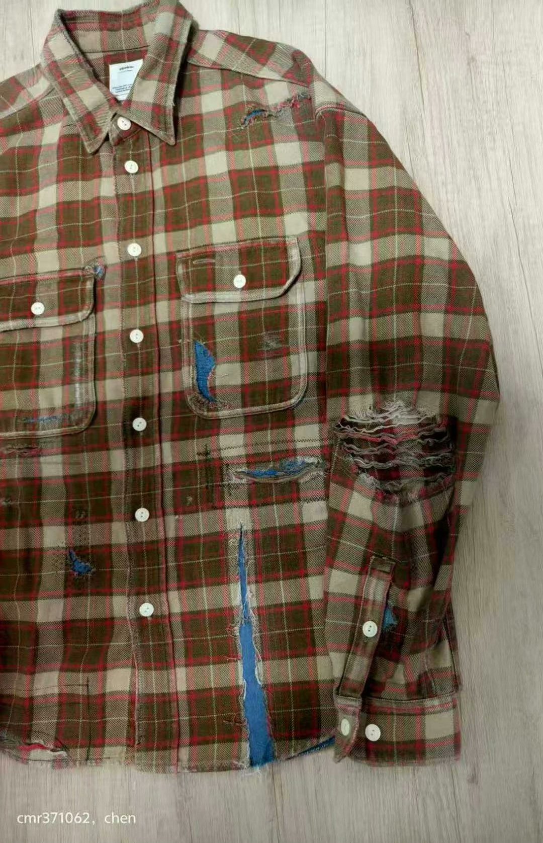 VISVIM 20AW Lumber Check L/S Shirt — label