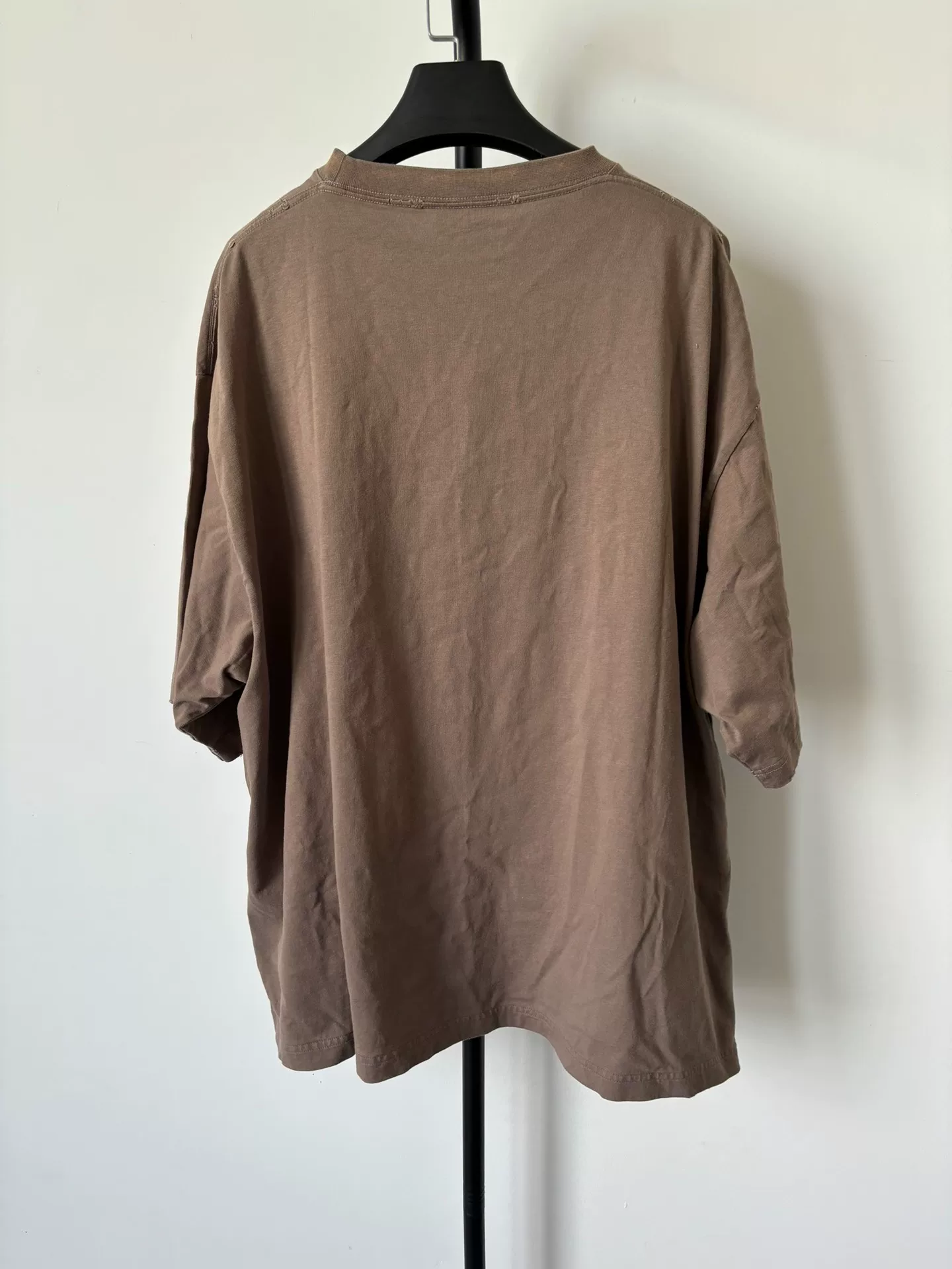 Balenciaga Khaki Short-Sleeve Shirt — front