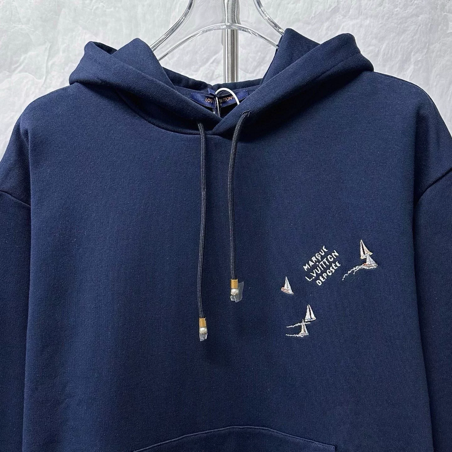 Louis Vuitton FW25 Sailboat Logo Hoodie — front