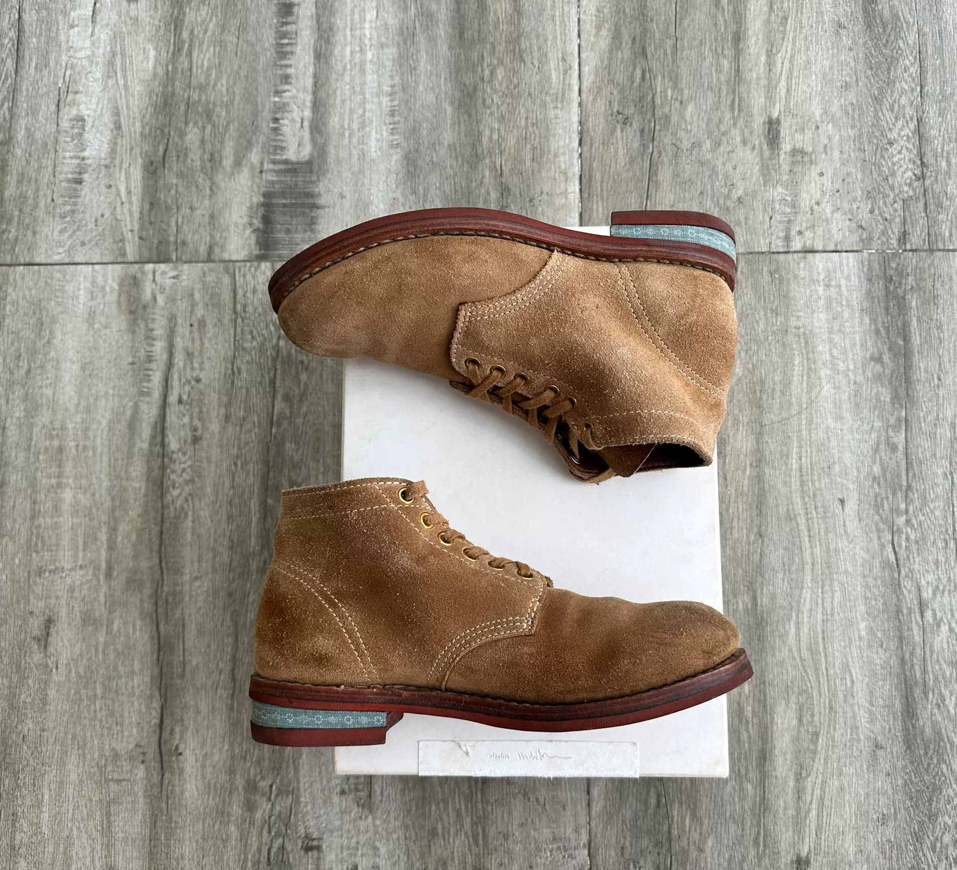 VISVIM BRIGADIER BOOTS MID-FOLK 14AW — detail