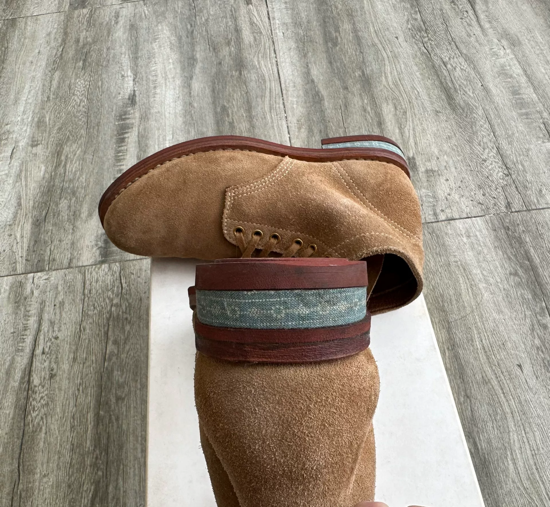 VISVIM BRIGADIER BOOTS MID-FOLK 14AW — label