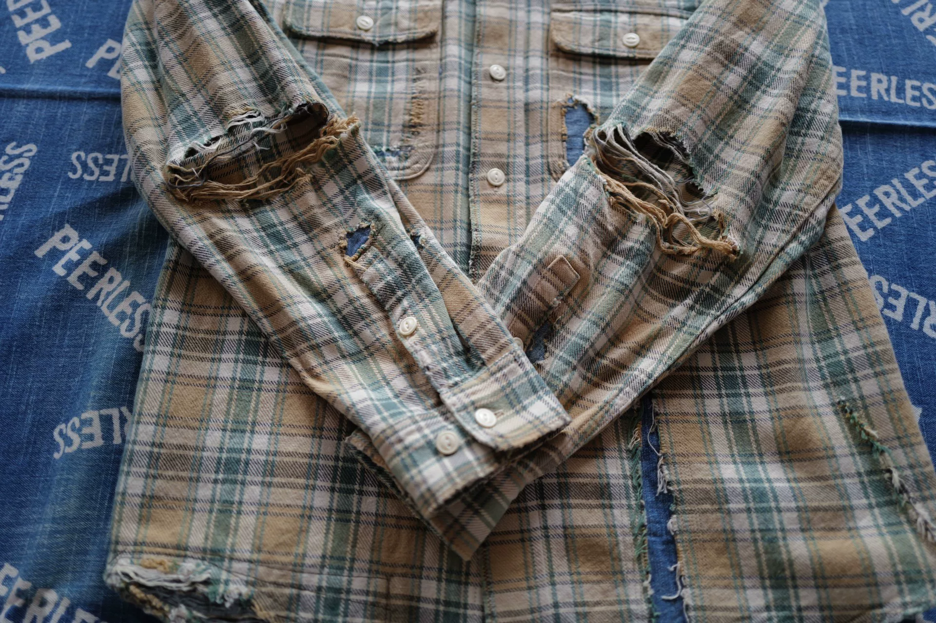visvim 20ss Lumber Shirt LS Crash — label