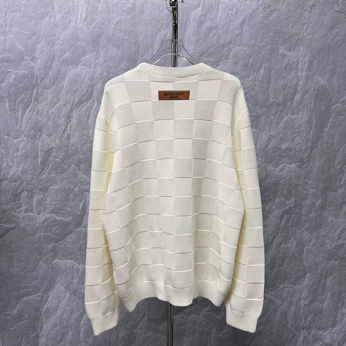 Louis Vuitton Checkerboard Sweater L — back
