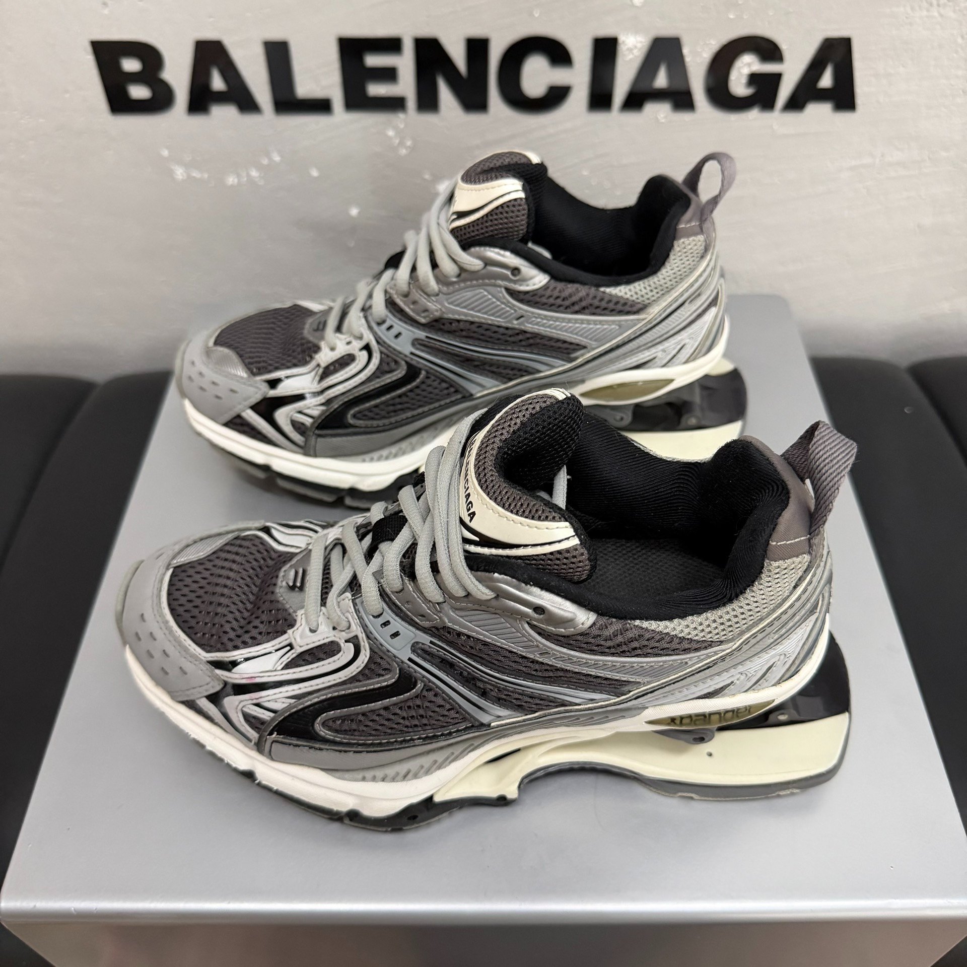 Balenciaga X-Pander Gray Shoes — detail