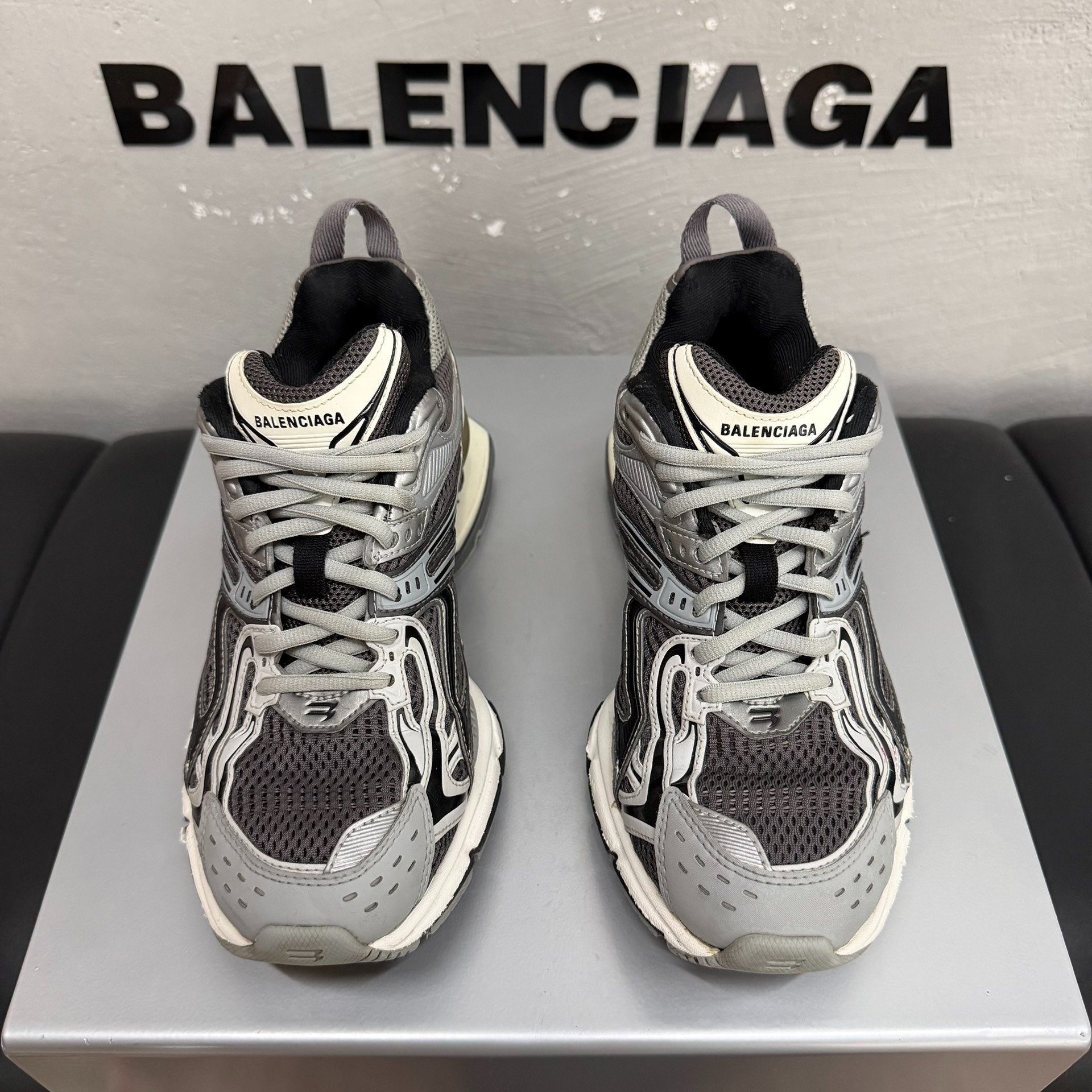 Balenciaga X-Pander Gray Shoes — front