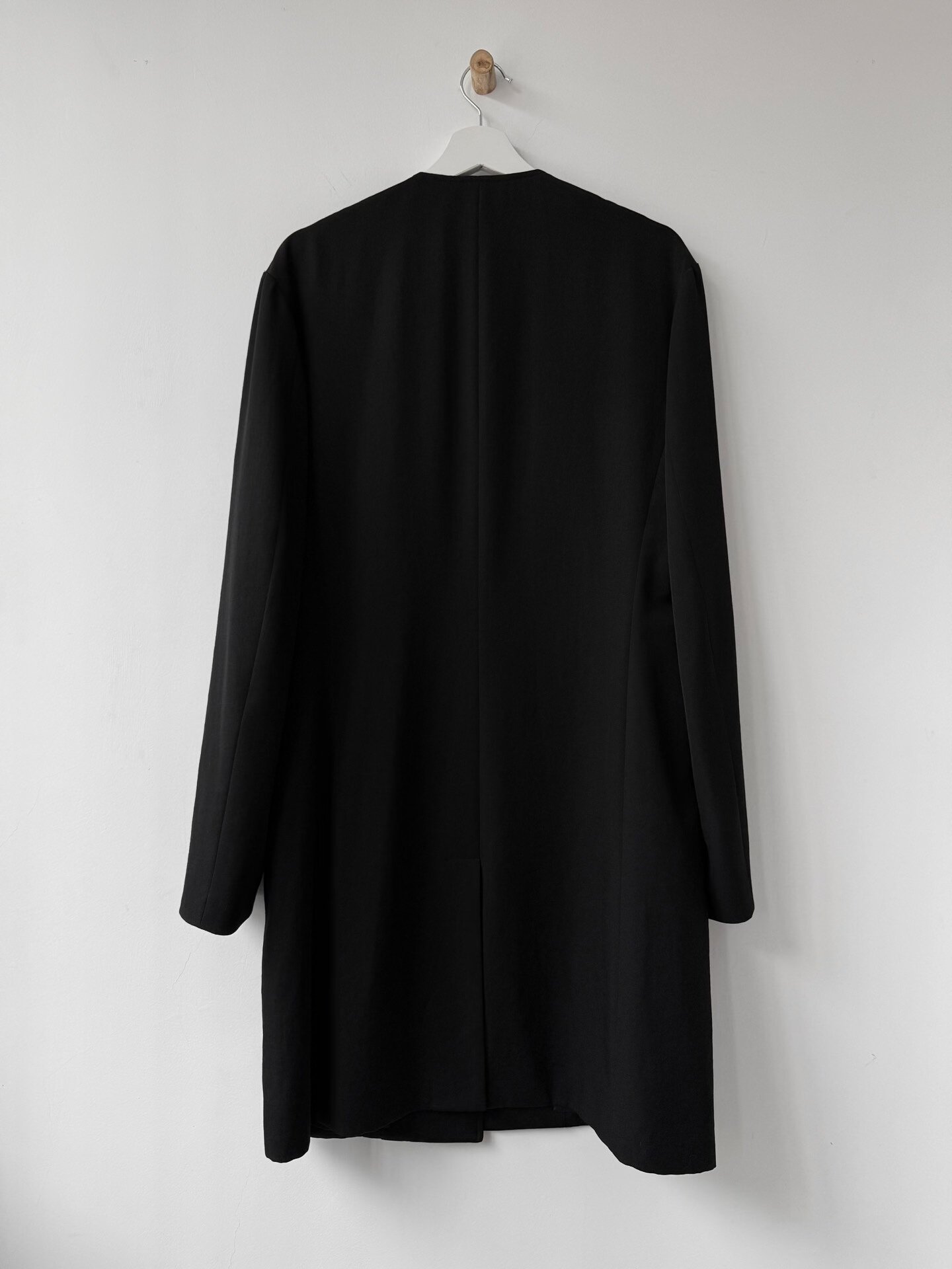 Yohji Yamamoto Pour Homme 19AW Minimalist Coat — label