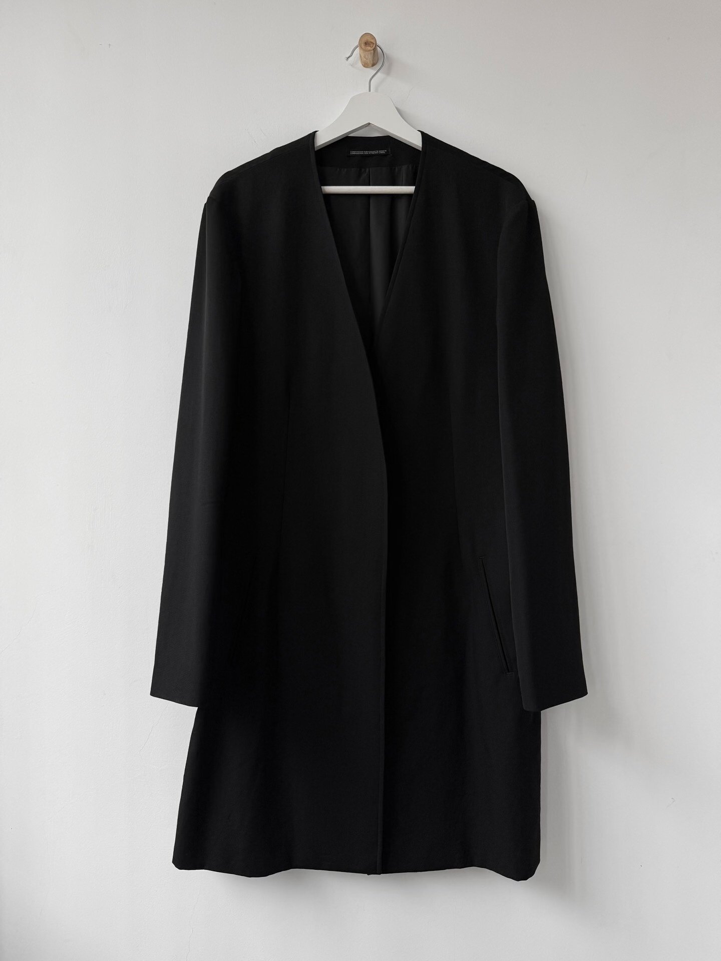Yohji Yamamoto Pour Homme 19AW Minimalist Coat — front
