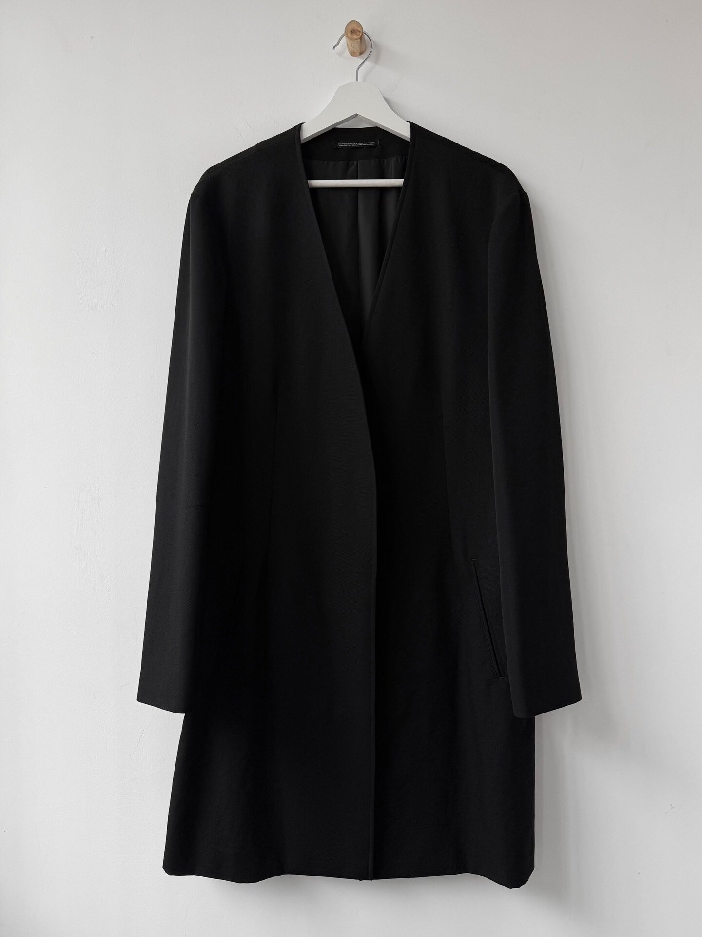 Yohji Yamamoto Pour Homme 19AW Minimalist Coat
