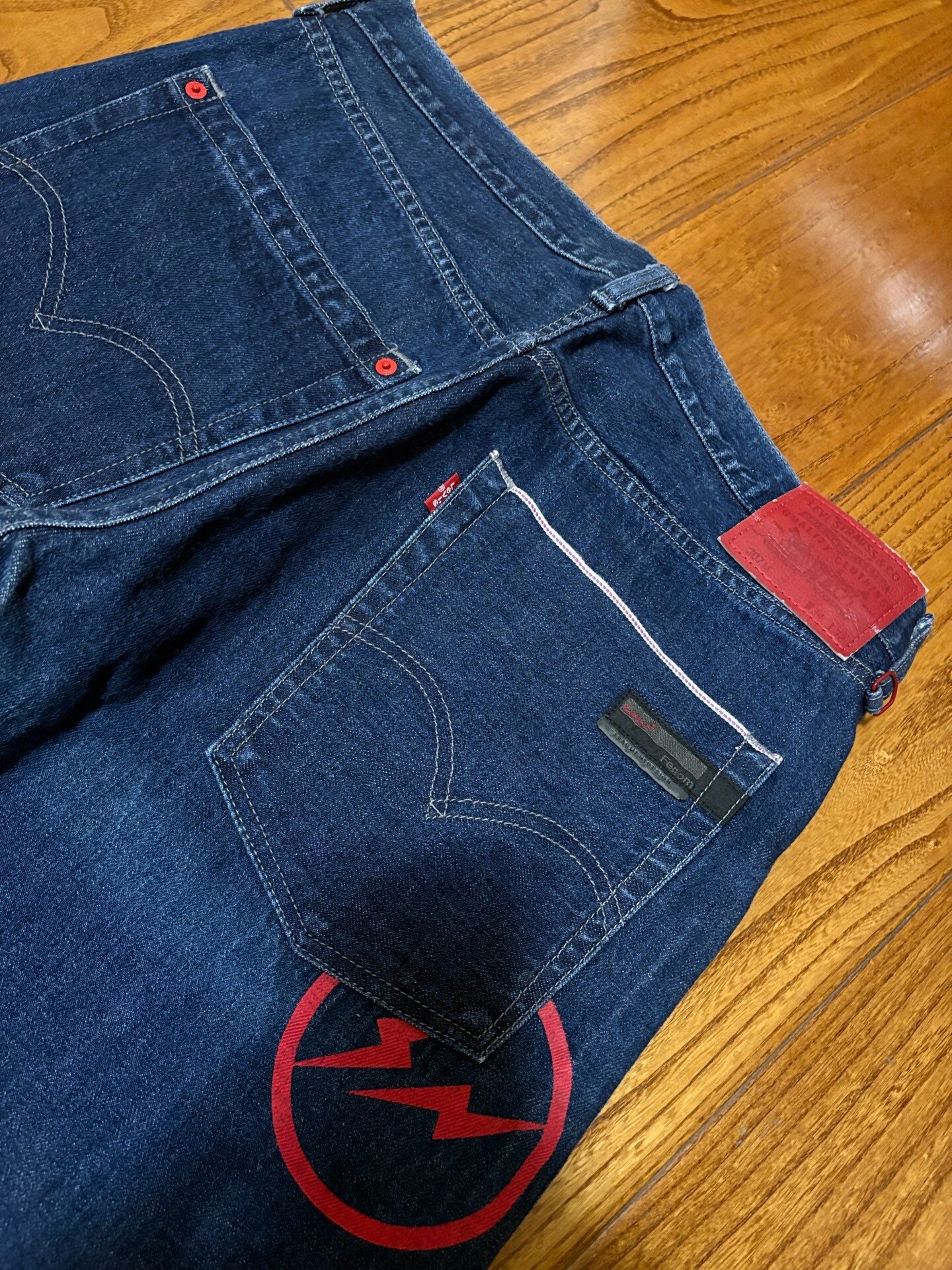 Levi's Fenom Unwashed Original Jeans — back