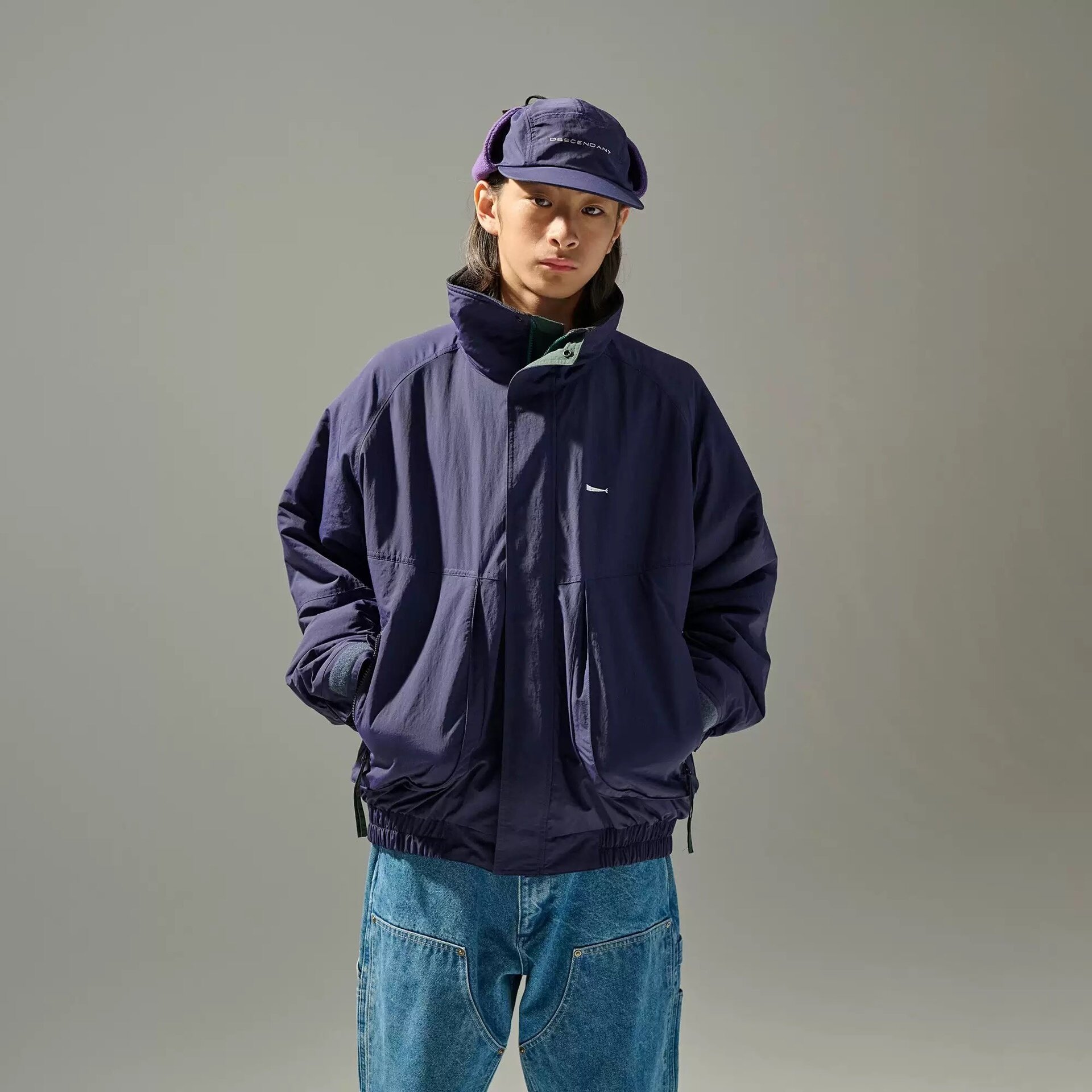 DESCENDANT PISTEN NYLON JACKET — detail