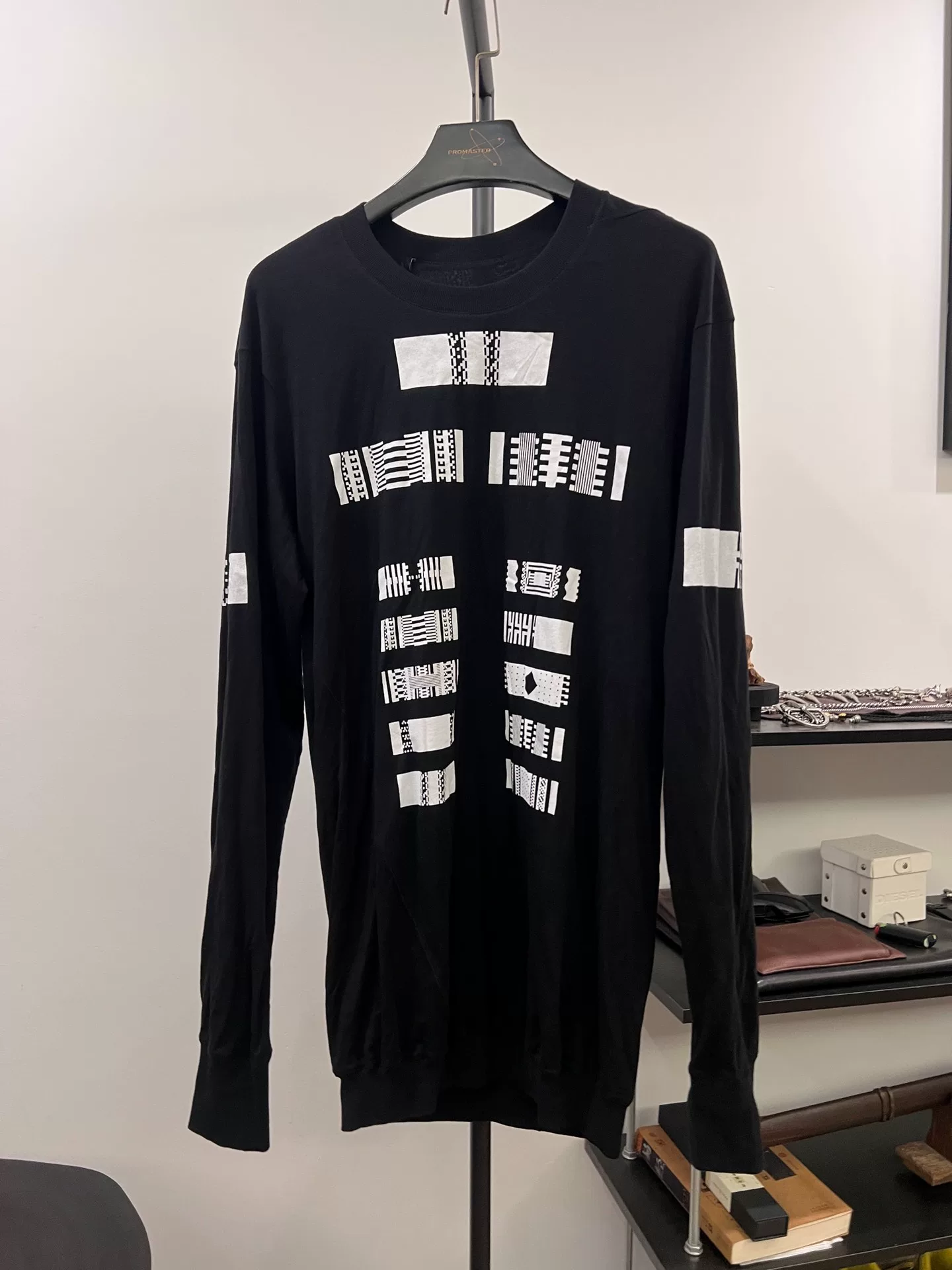 Boris Bidjan Saberi Long-Sleeve Print T-Shirt