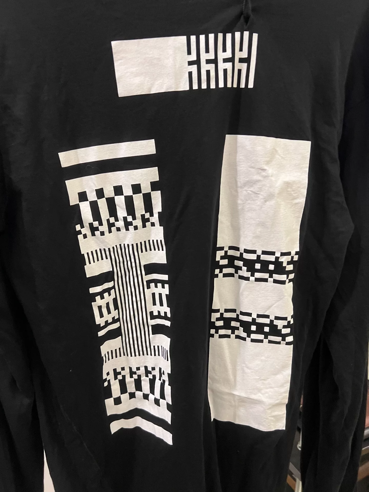 Boris Bidjan Saberi Long-Sleeve Print T-Shirt — detail