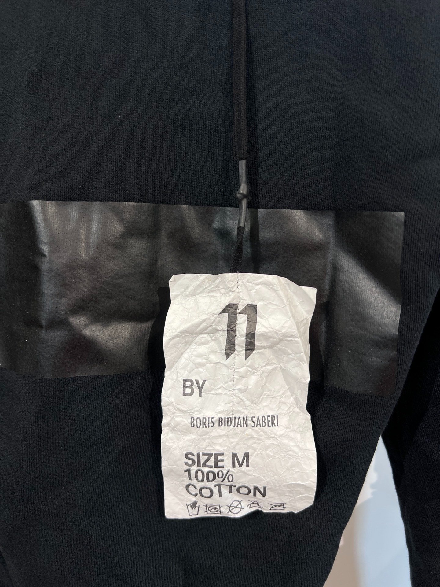 Boris Bidjan Saberi 11by BBS Hoodie — label