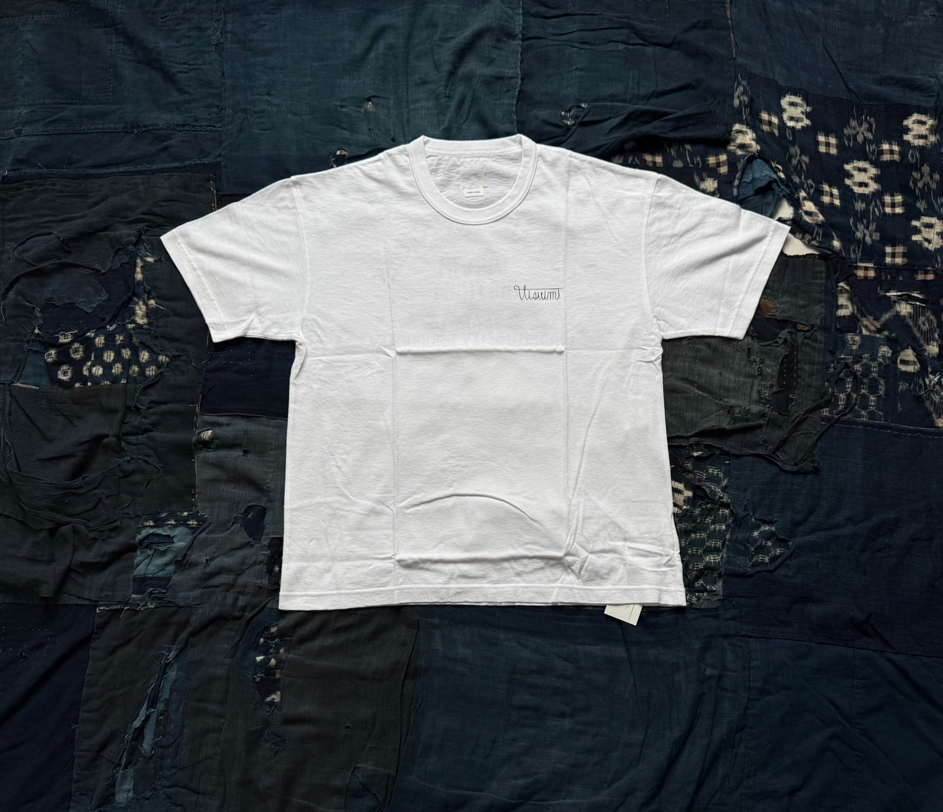 VISVIM 26SS JUMBO TEE DISTRICT Distressed Printed — front