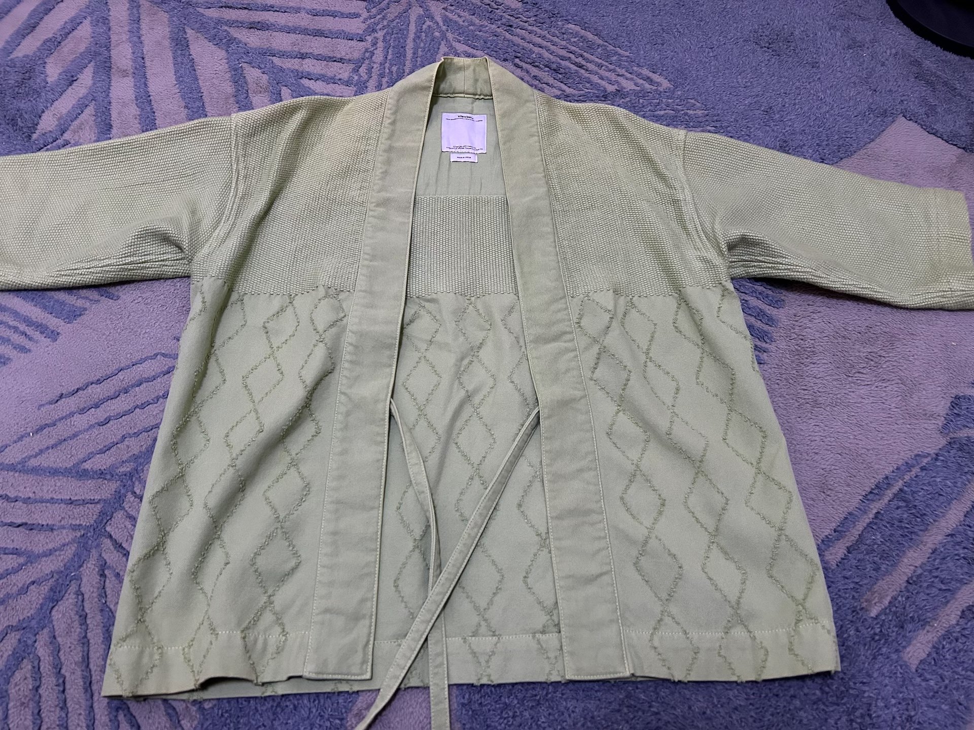 visvim Kimono with Sashiko Embroidery
