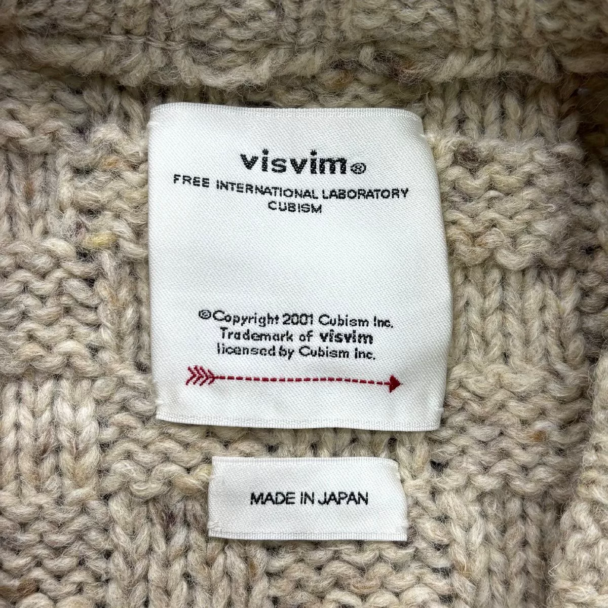 visvim 22AW AMPLUS CREW KNIT — detail