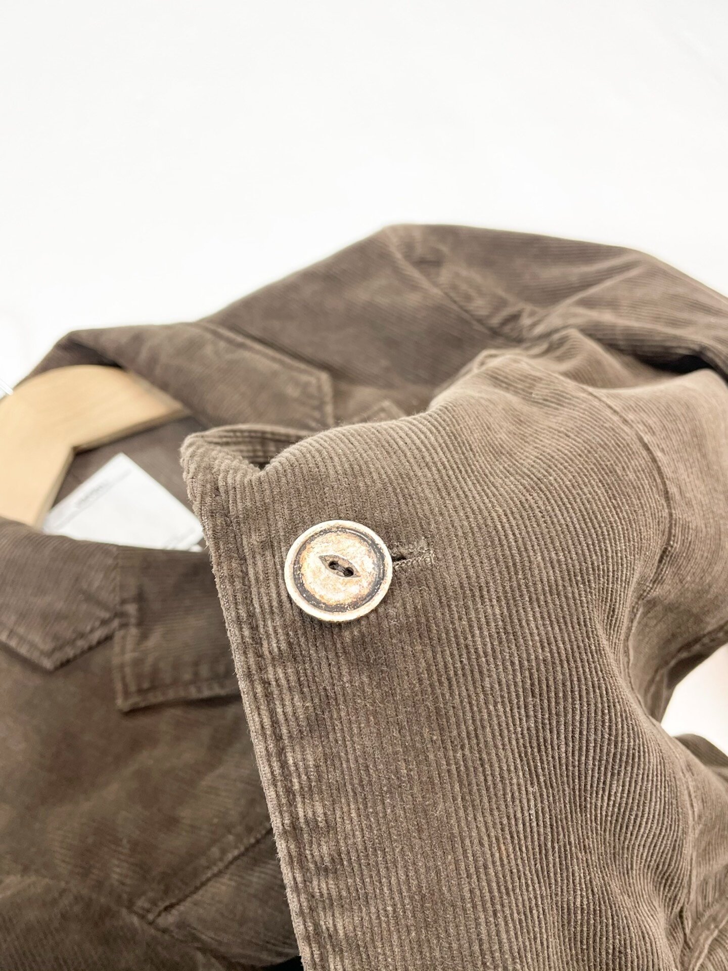 VISVIM Brown Corduroy Blazer — detail