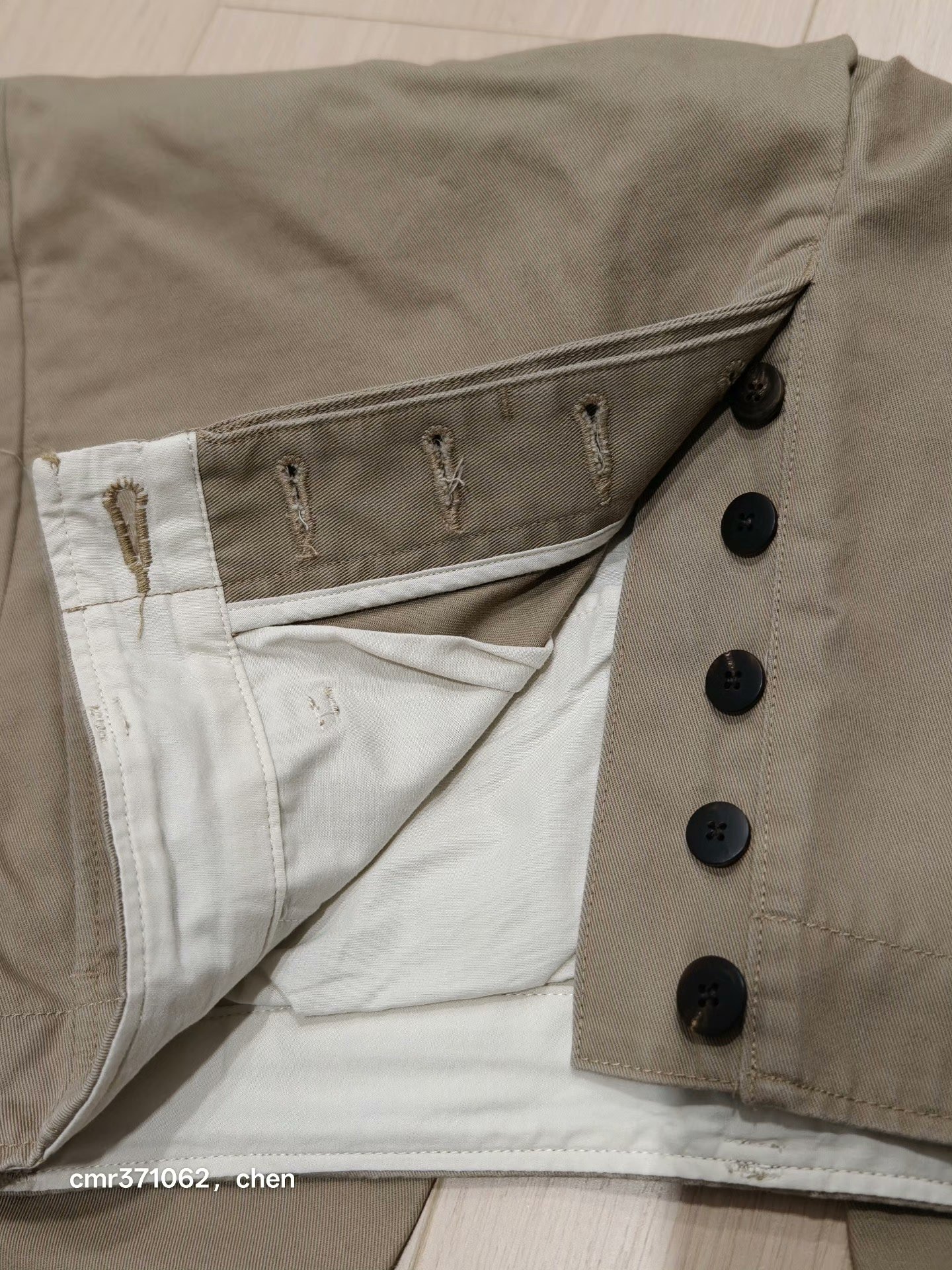 VISVIM 23SS FIELD CHINO PANTS — back