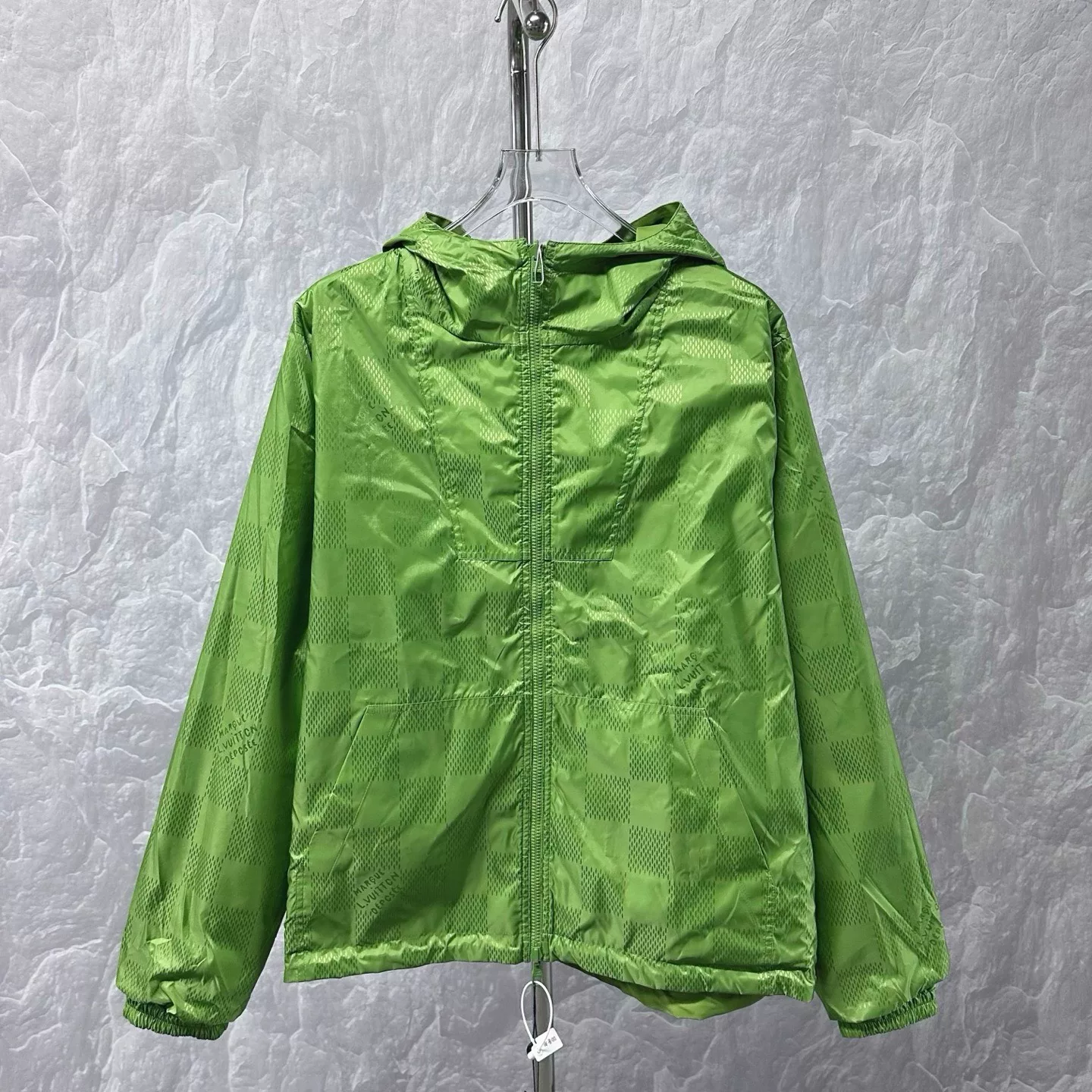 Louis Vuitton FW24 Green Reversible Hooded Jacket