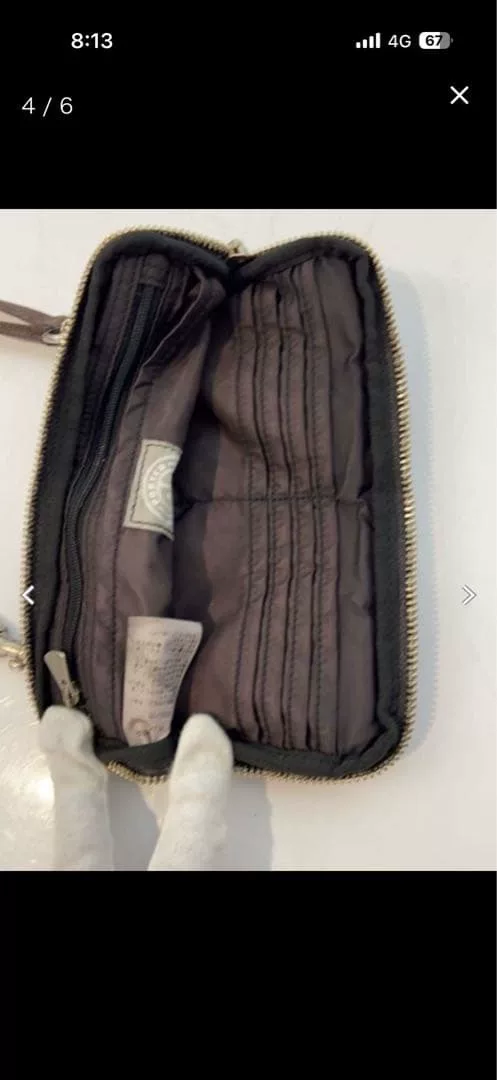 PORTER CLASSIC Super Nylon Shoulder Bag — back