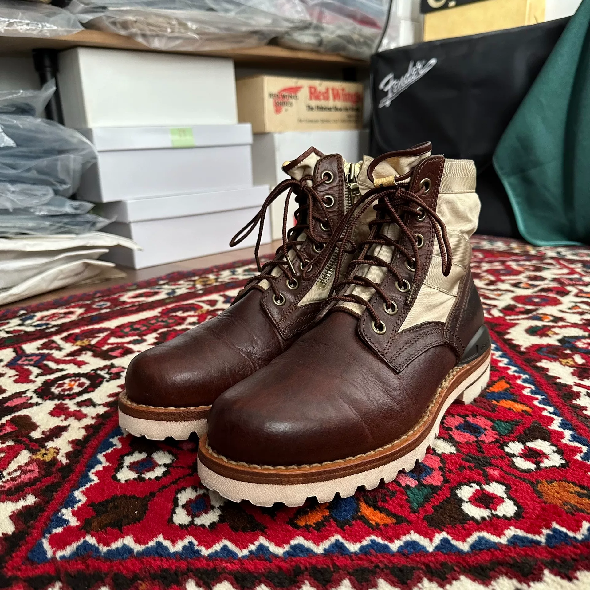 visvim 13ss 7hole 73-folk Work Boots — front