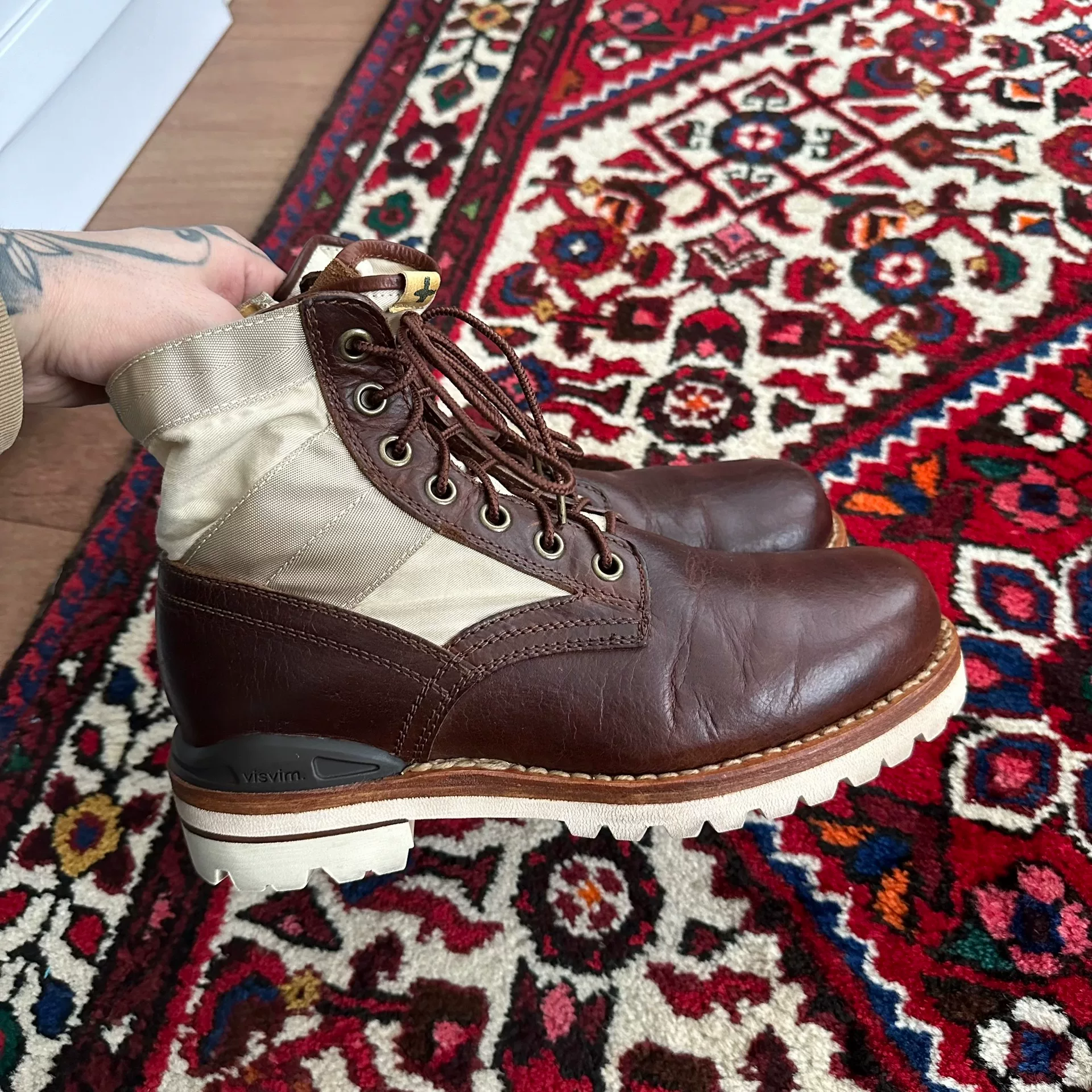 visvim 13ss 7hole 73-folk Work Boots — detail