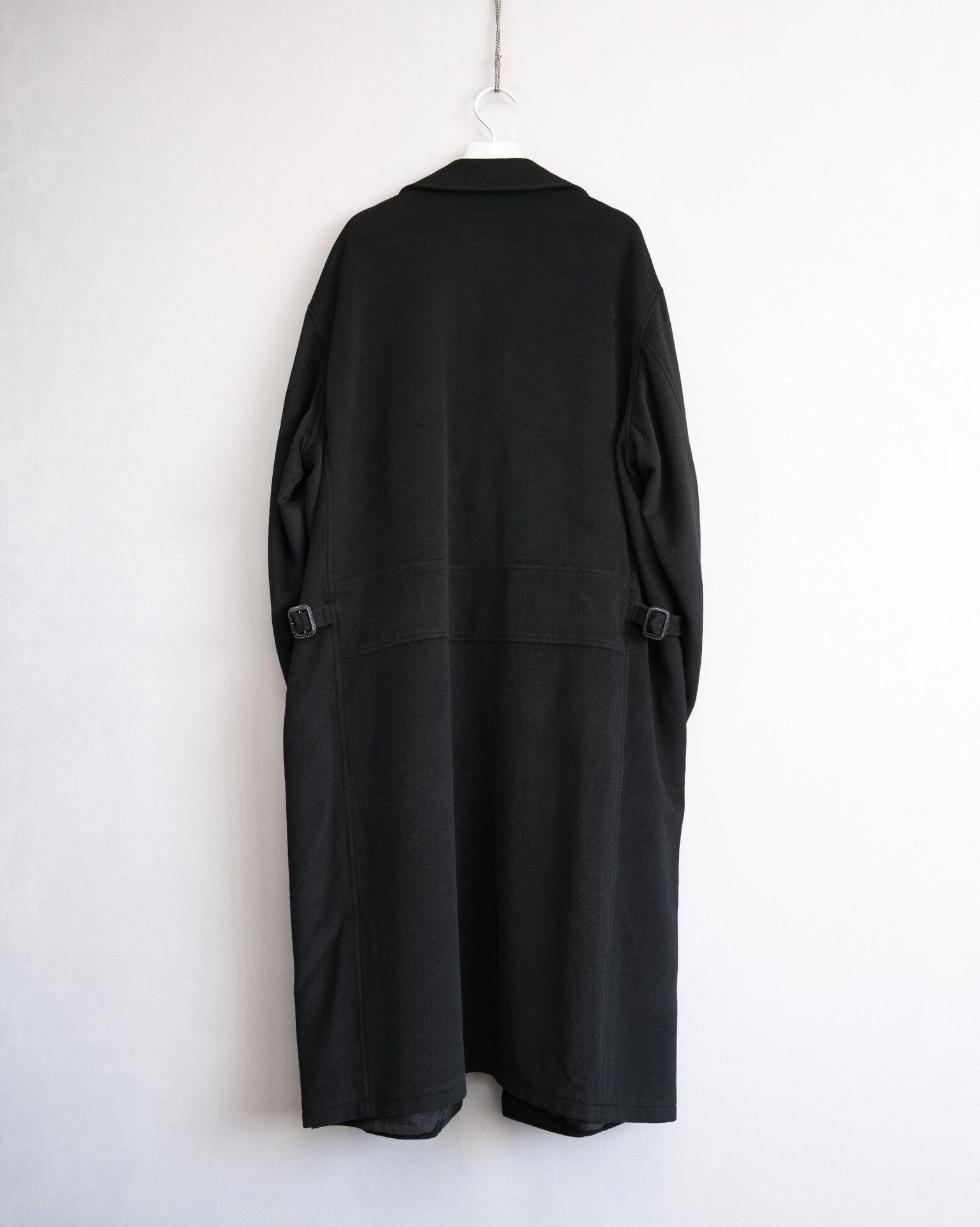 Yohji Yamamoto 01AW Zip Cashmere Coat — detail