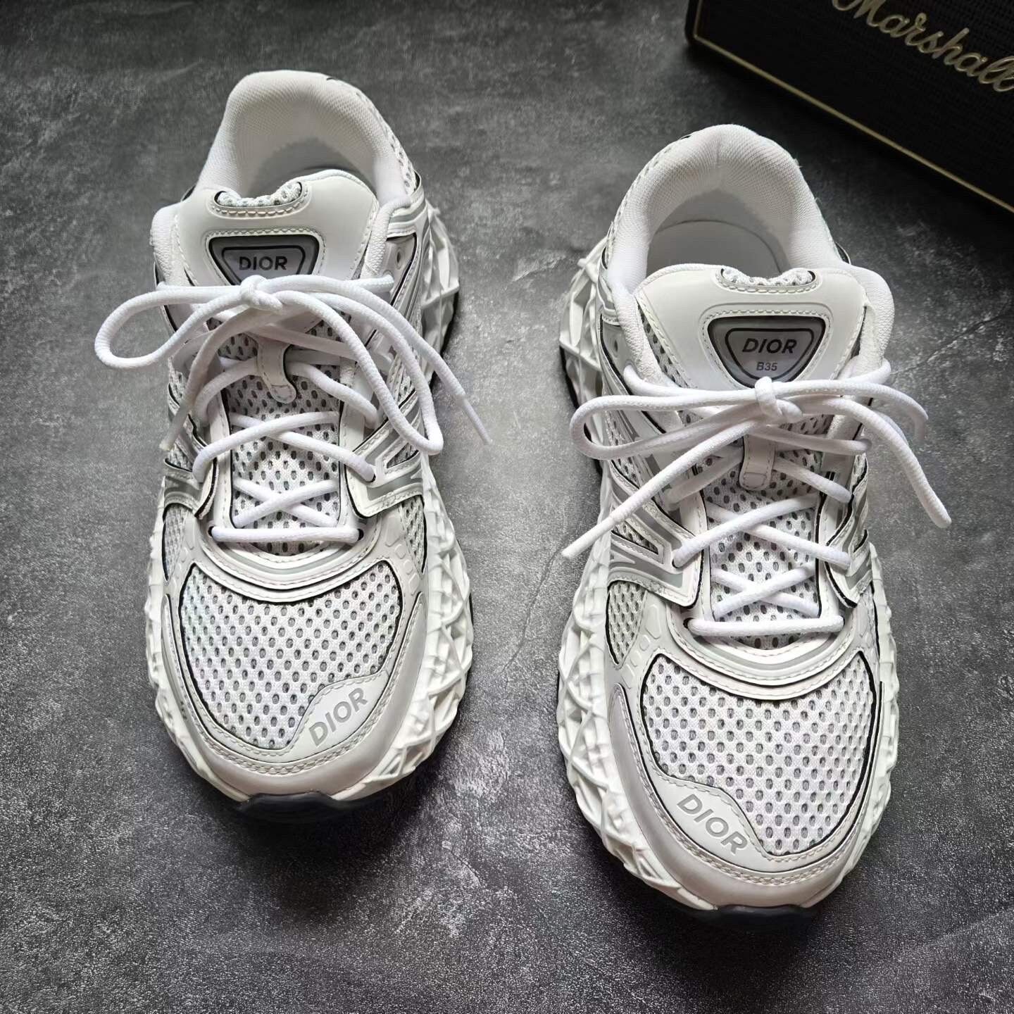 Dior B35 White Sneakers — front