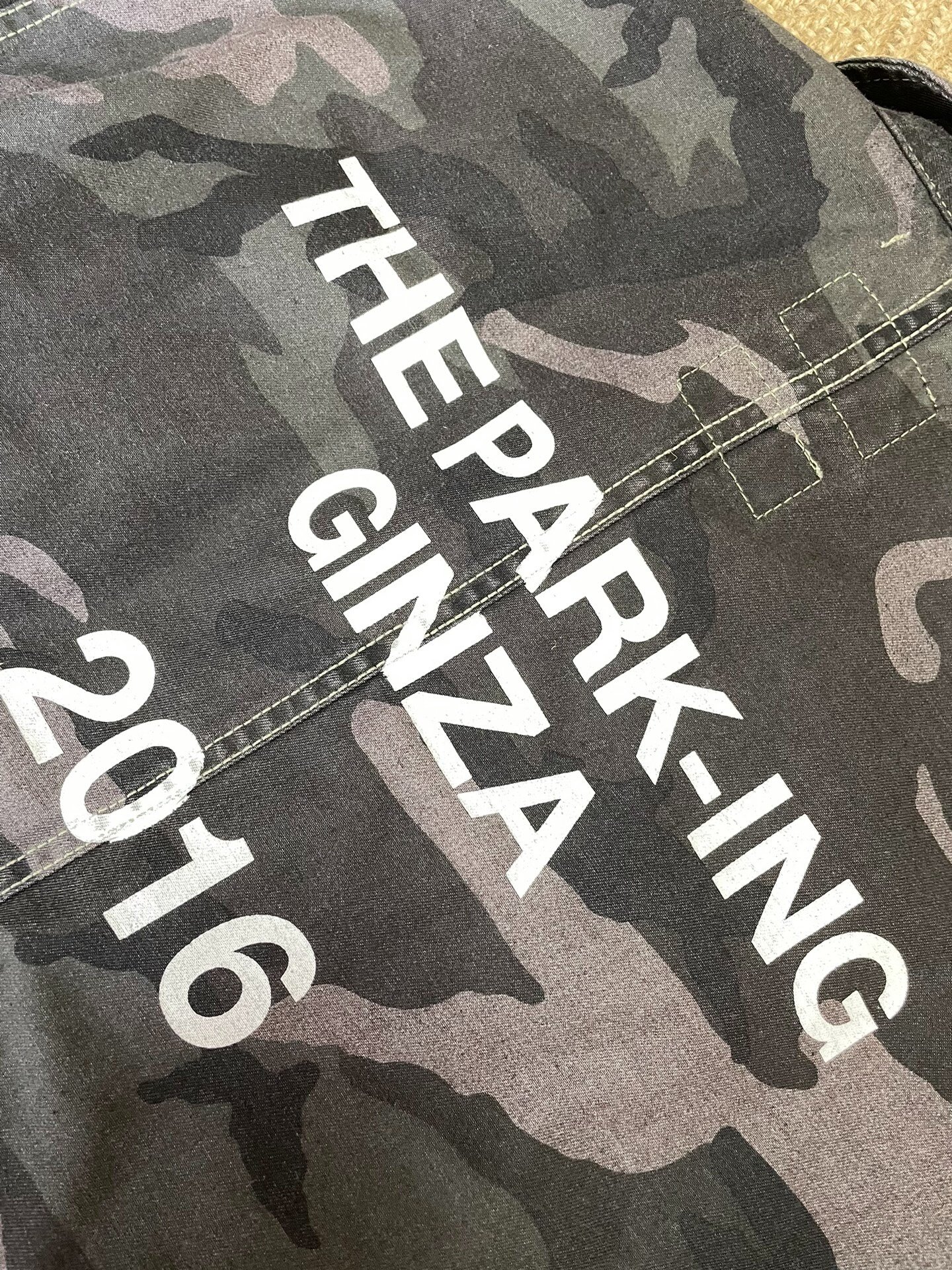 WTAPS PARK-ING Collaborative Jacket — label