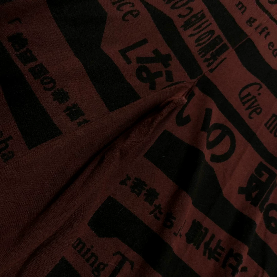 Yohji Yamamoto 18SS Character Top — detail