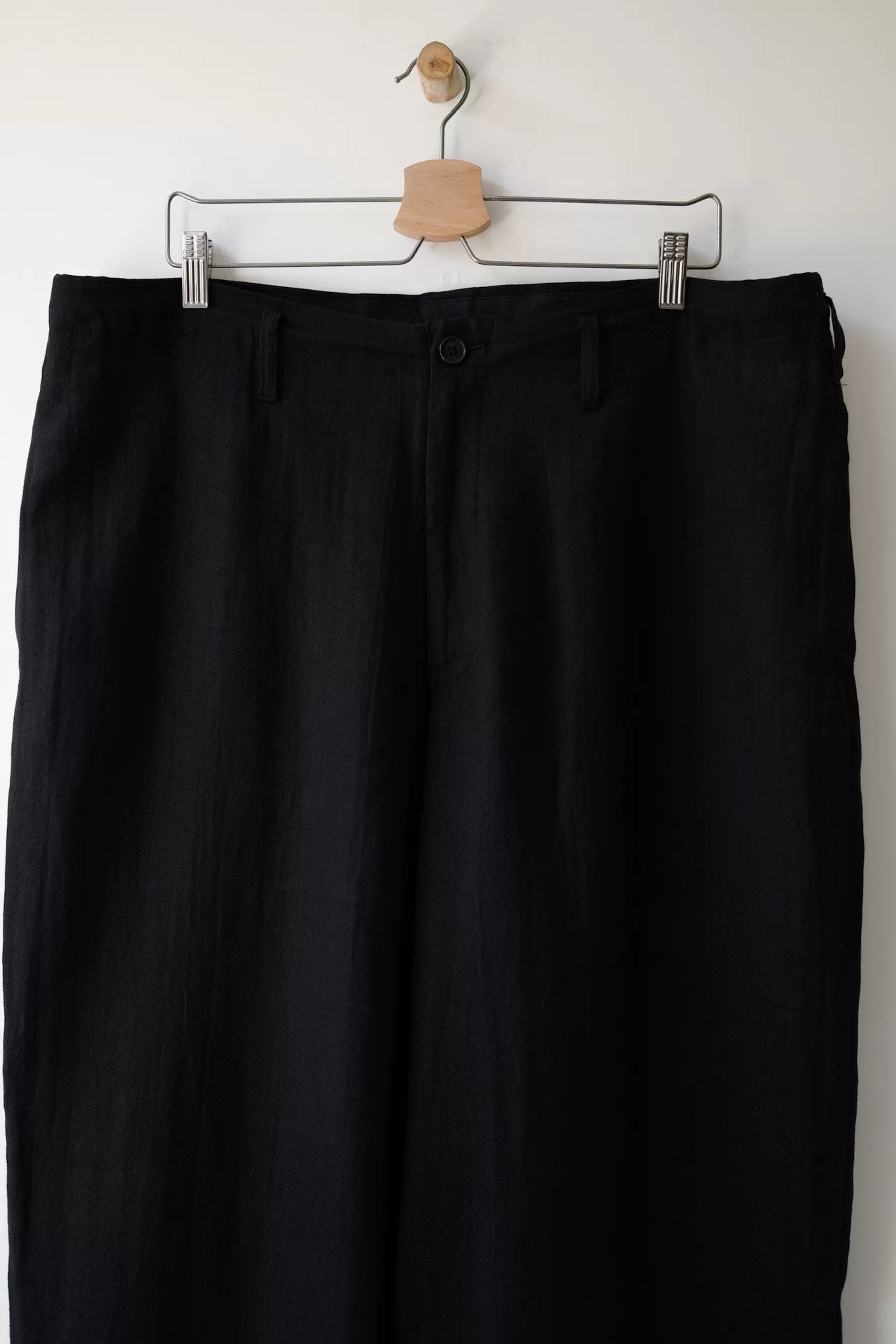 Yohji Yamamoto 24SS Linen Pants — front