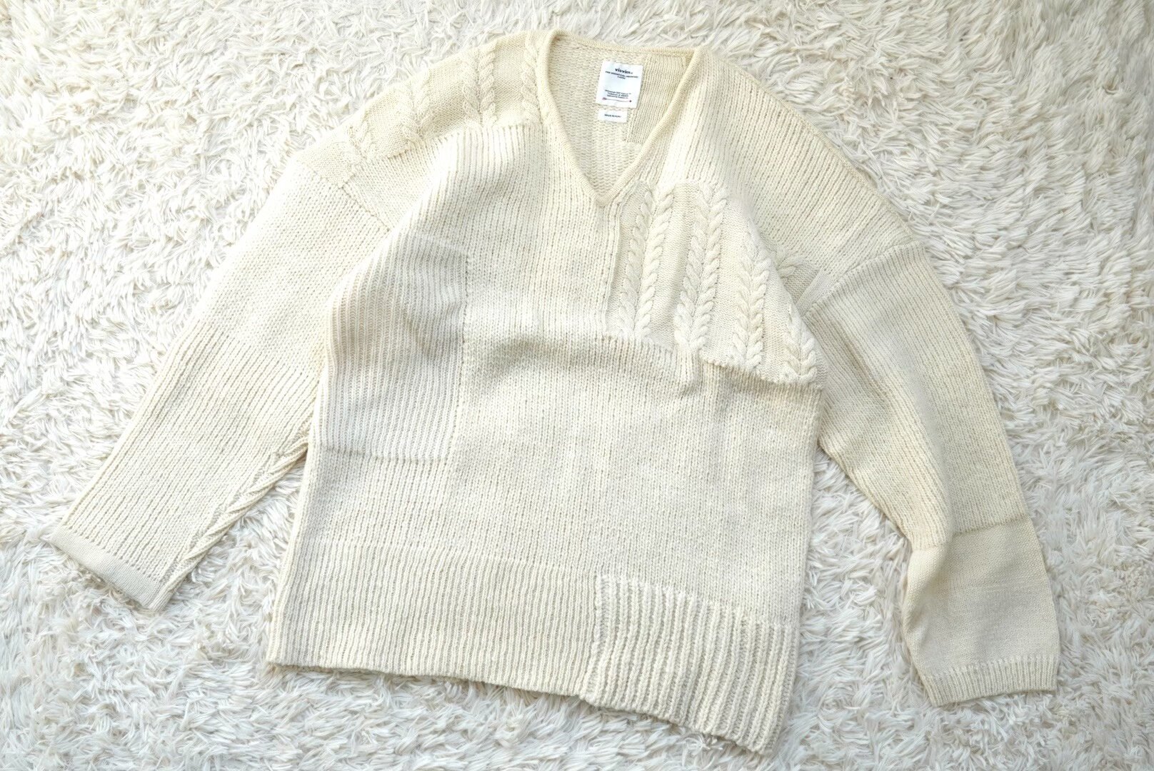 visvim highland v-neck sweater