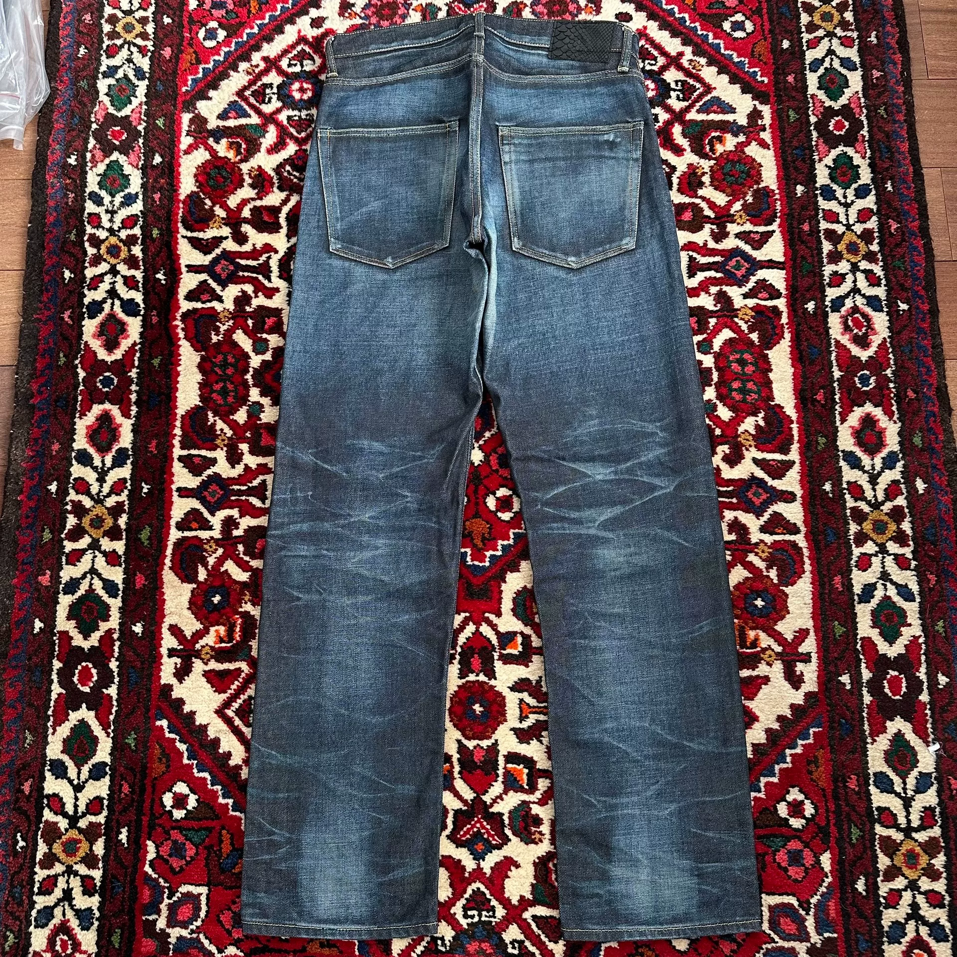 visvim 11AW 05NW Washed Jeans — front