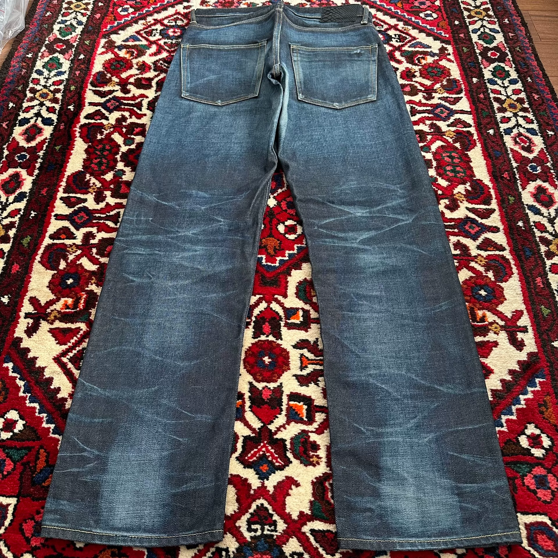 visvim 11AW 05NW Washed Jeans — back