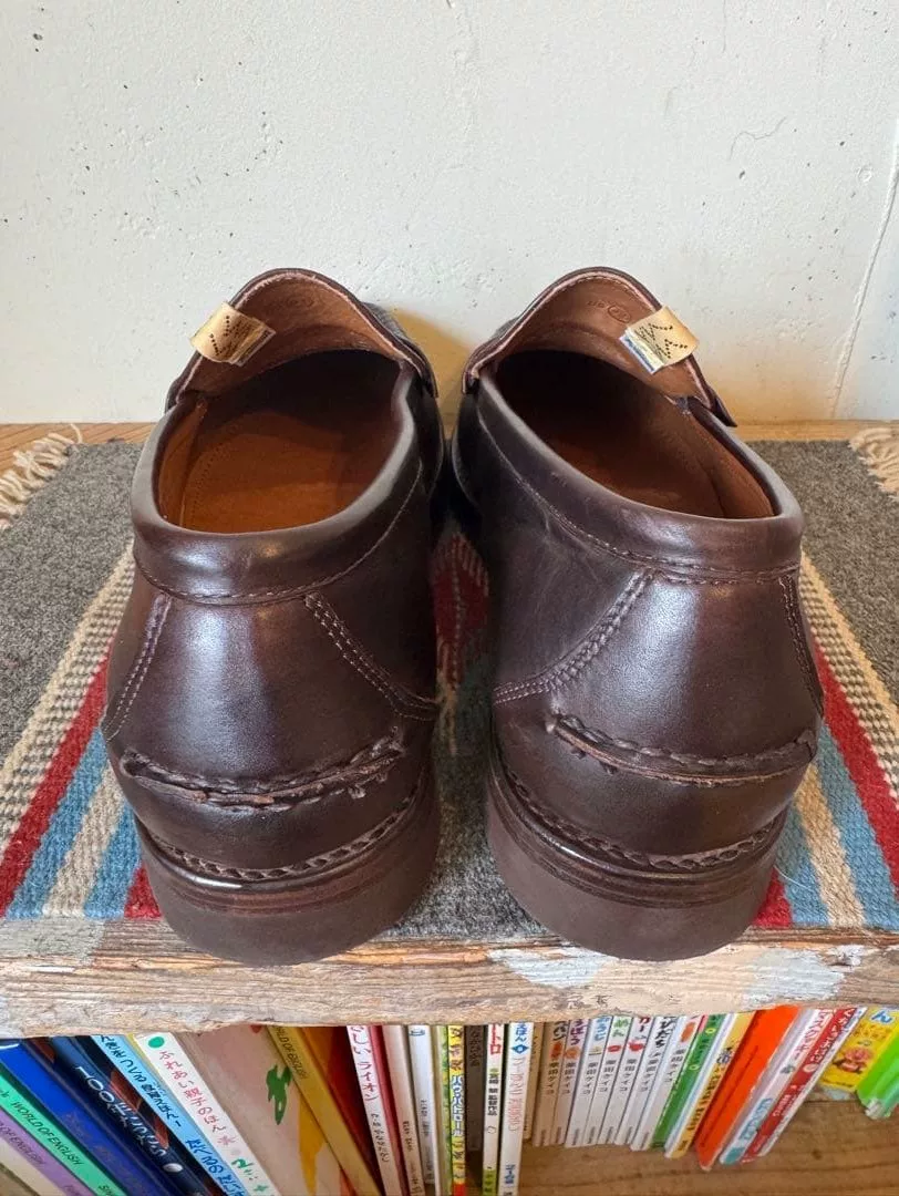 visvim FABRO-FOLK Brown Loafers — front