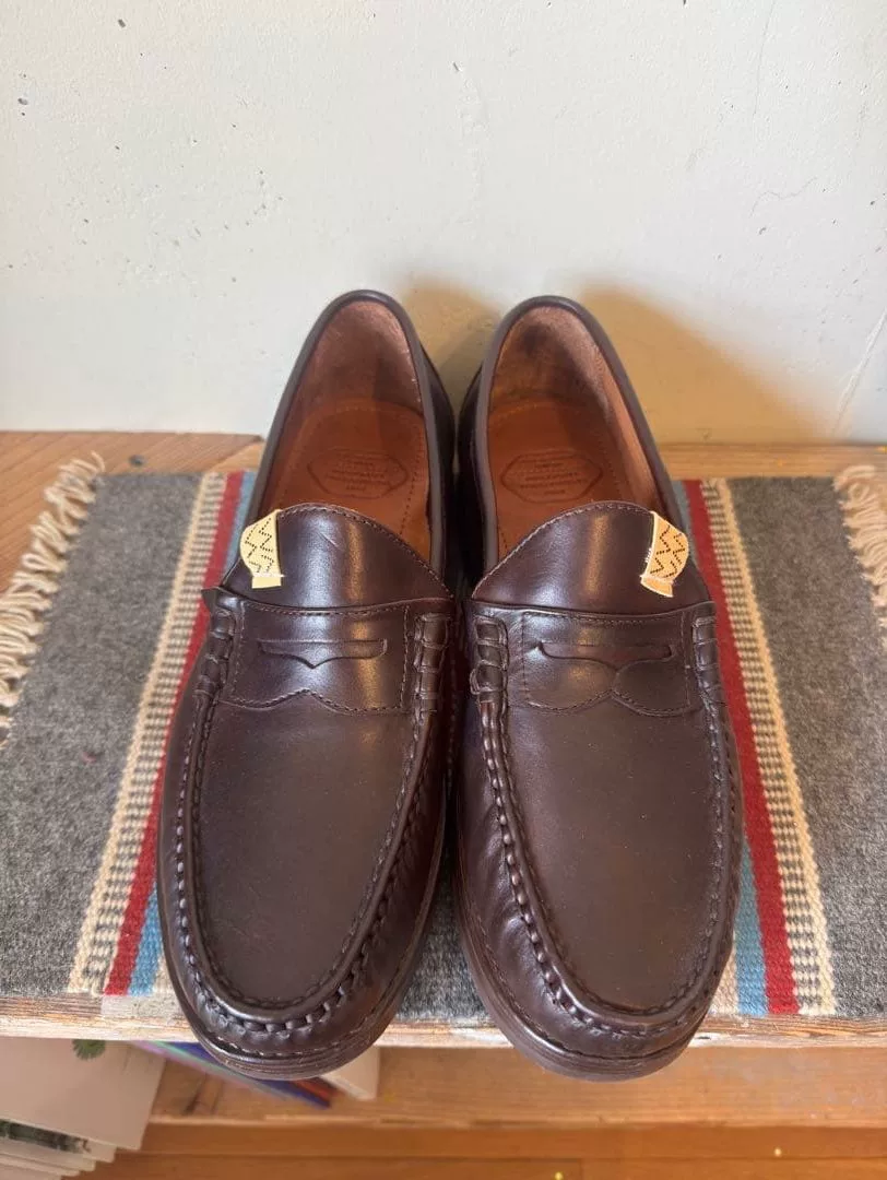 visvim FABRO-FOLK Brown Loafers