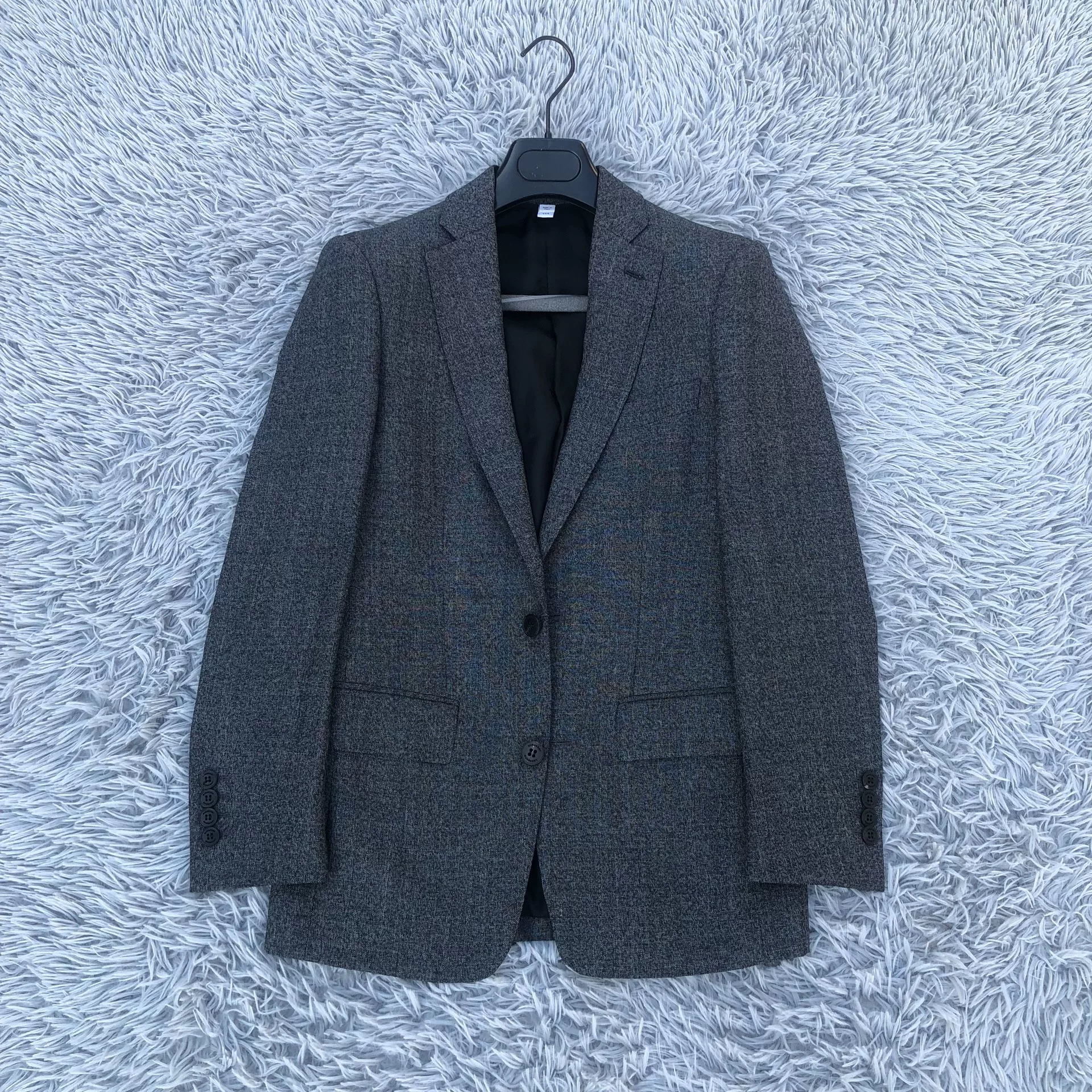 Burberry Herringbone Wool Suit — front